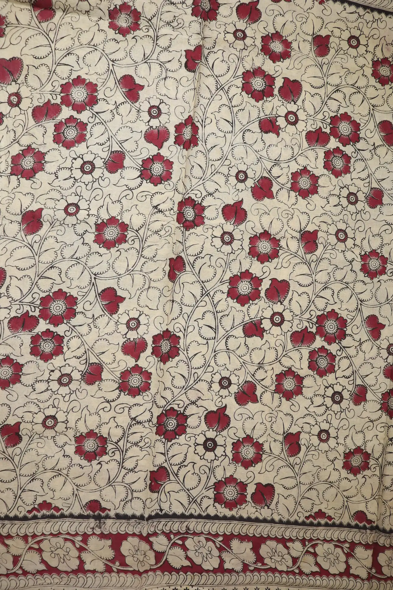 wheat-flower-kalamkari-saree-kk001350-d