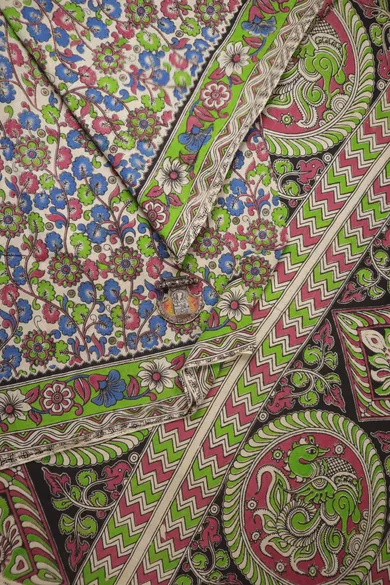 white-flower-kalamkari-saree-kk001355-a