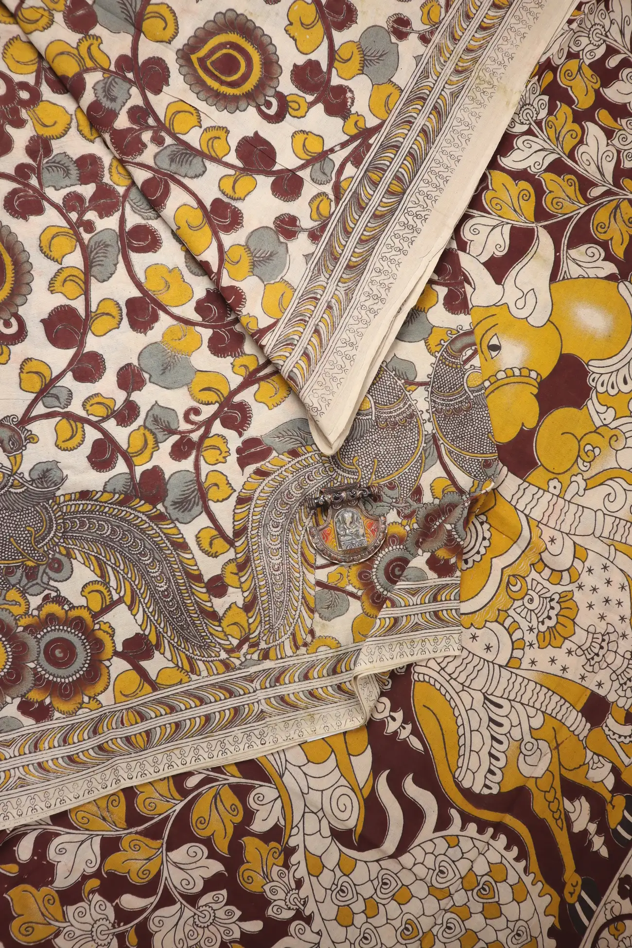 wheat-flower-kalamkari-saree-kk001347-a
