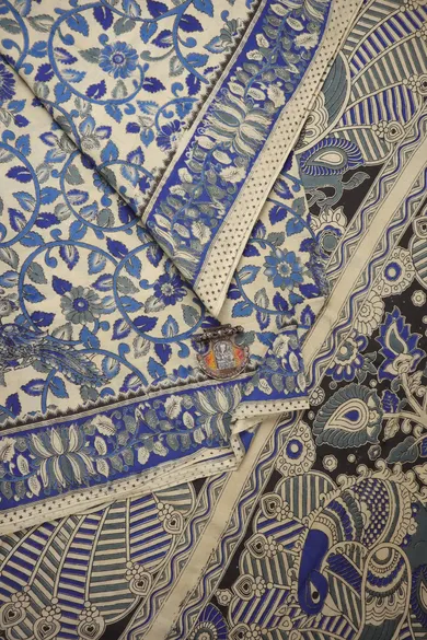 off-white-flower-kalamkari-saree-kk001349-a