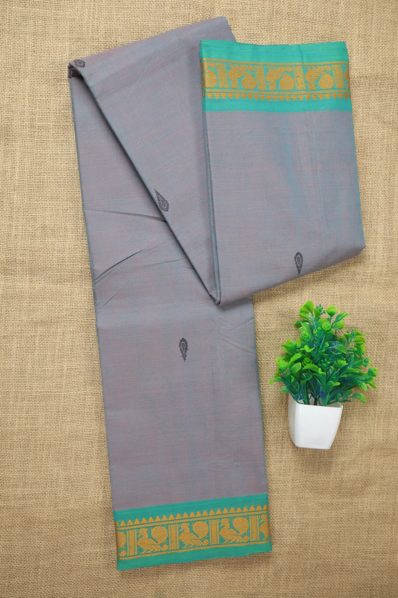 thistle-peacock-butta-saree-bs002027-a