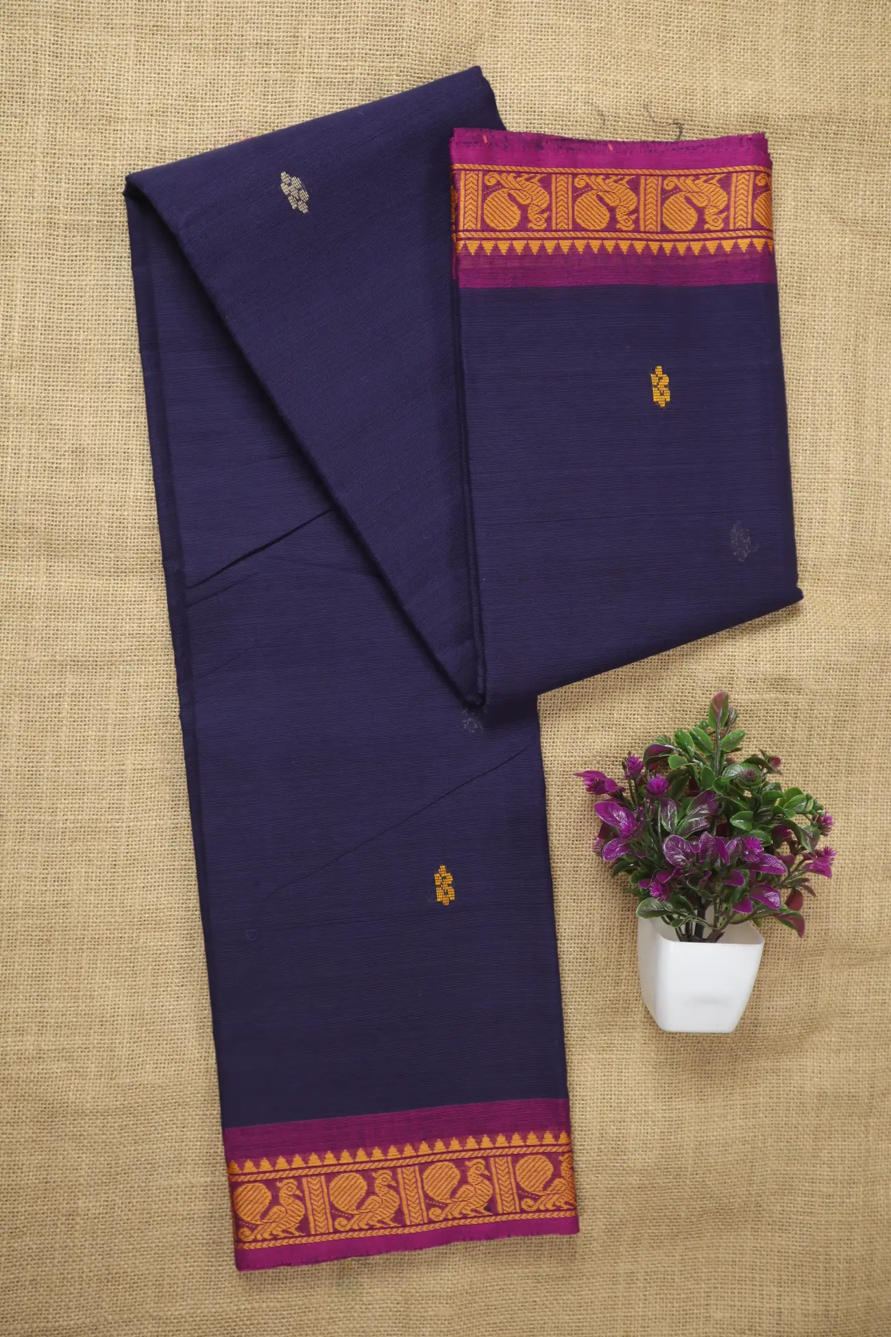 navy-peacock-butta-saree-bs002037-a