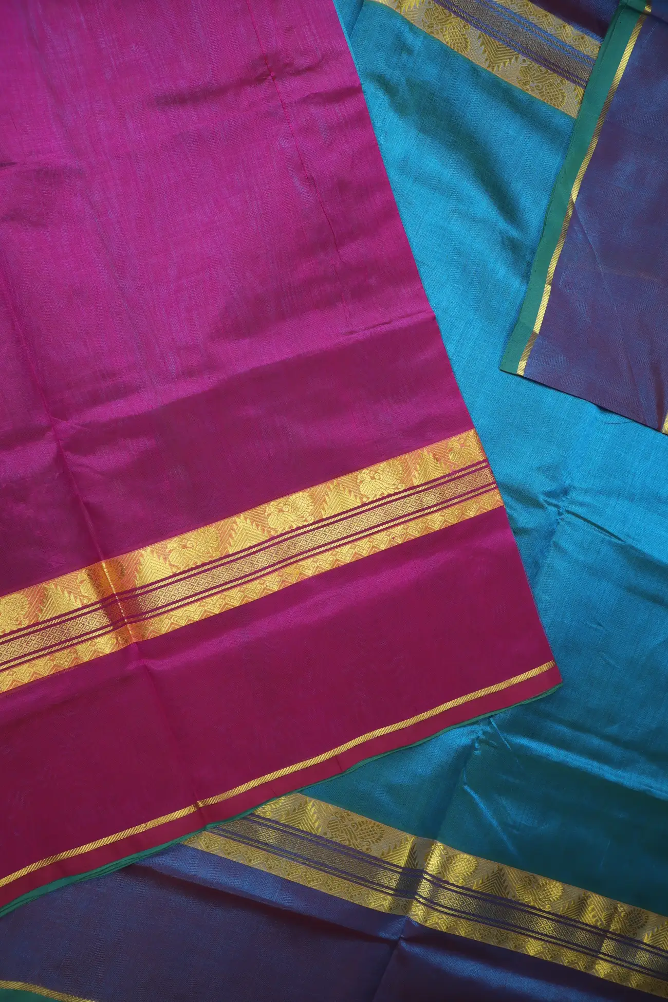 deep-sky-blue-peacock-temple-kanchi-silk-cotton-saree-sc003054-e