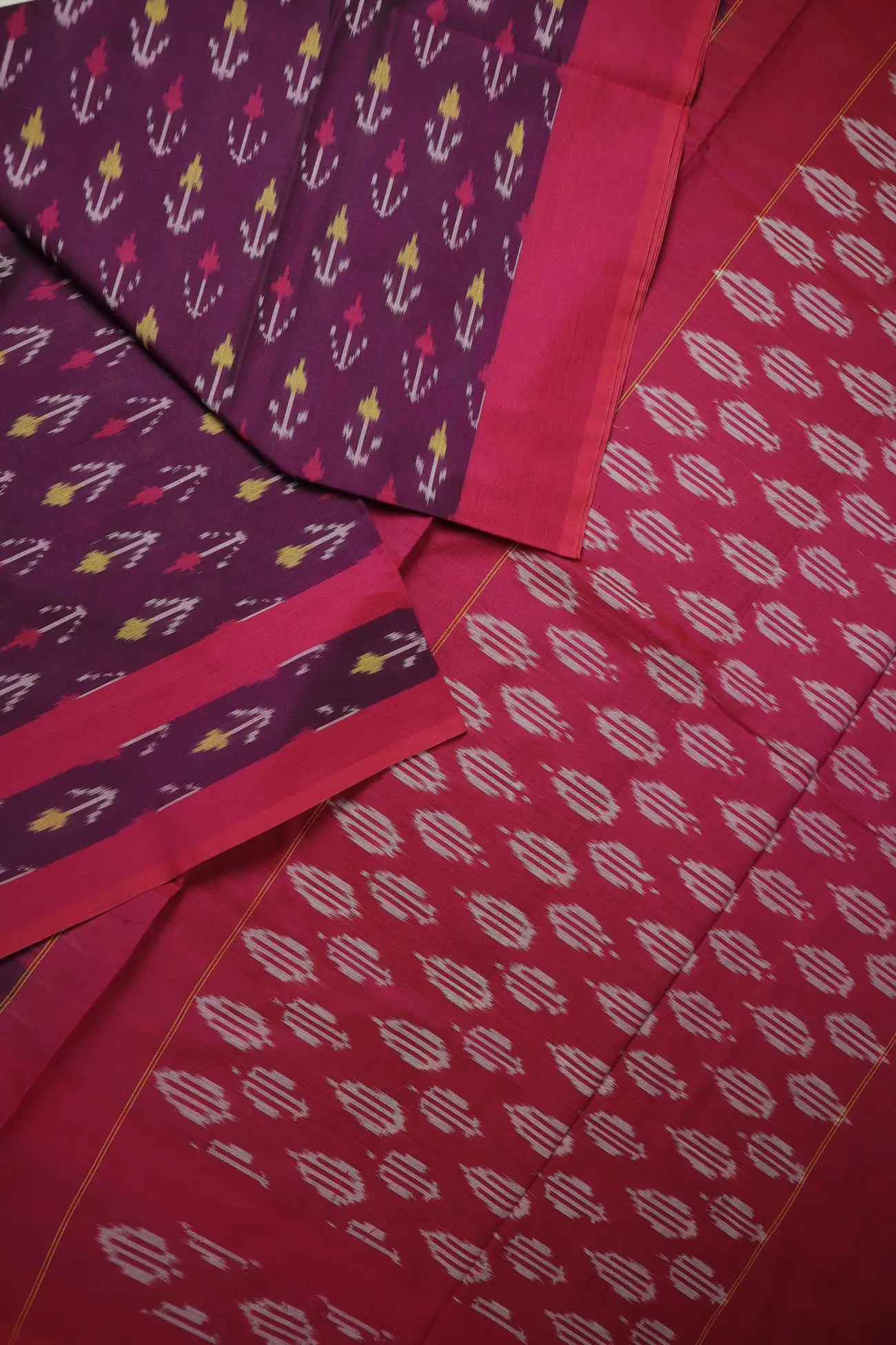 purple-ikat-ikat-saree-is001424-b