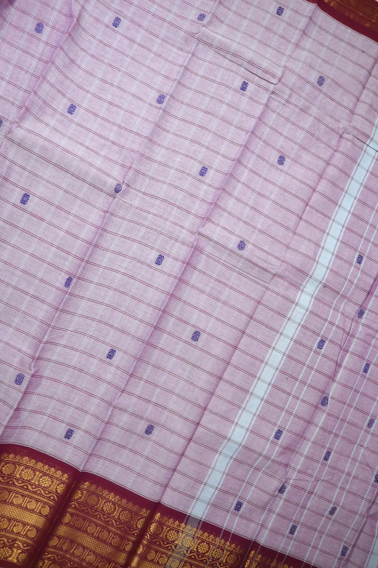 plum-mango-checked-saree-ck002807-c