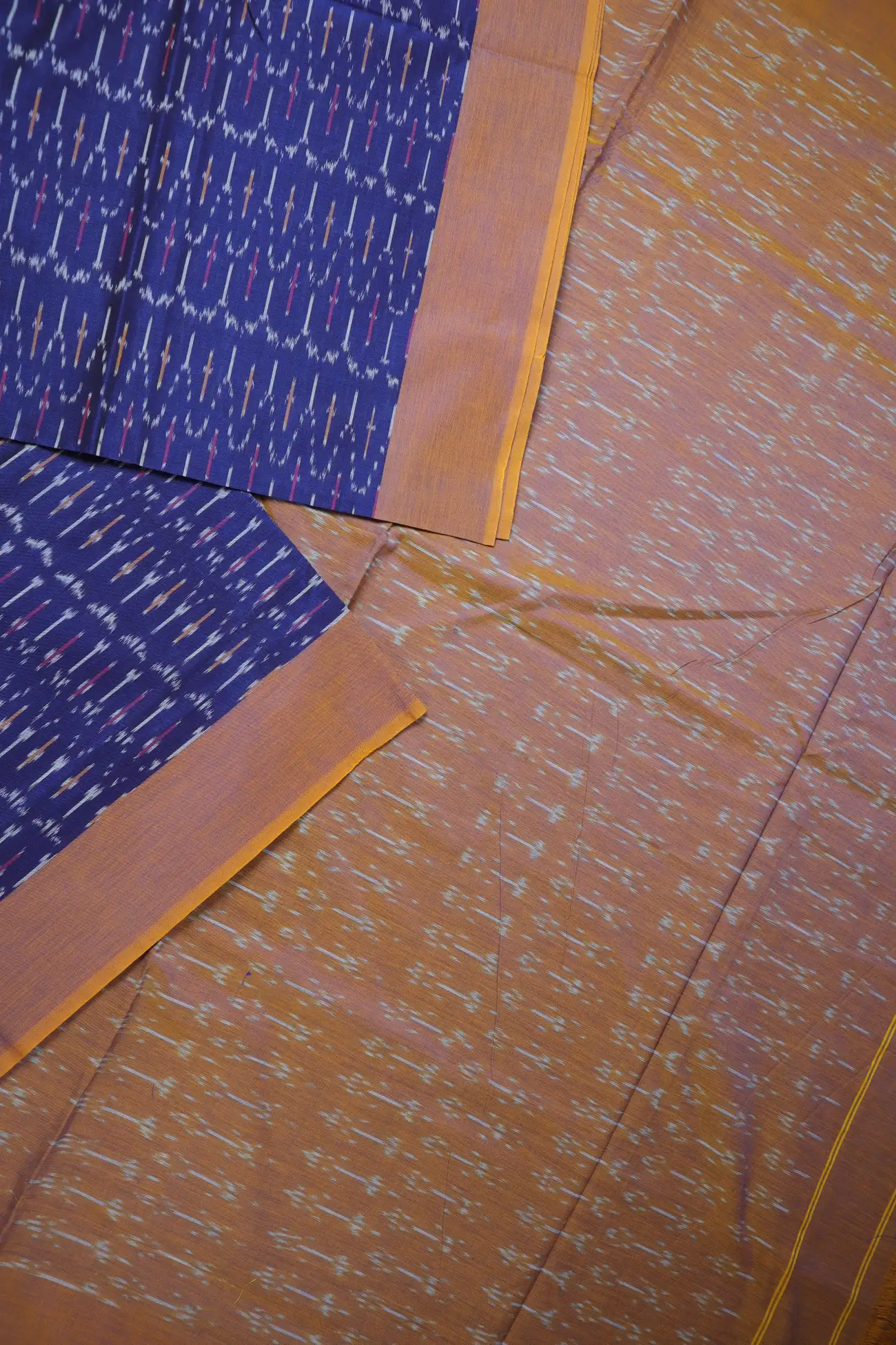 blue-ikat-ikat-saree-is001435-b