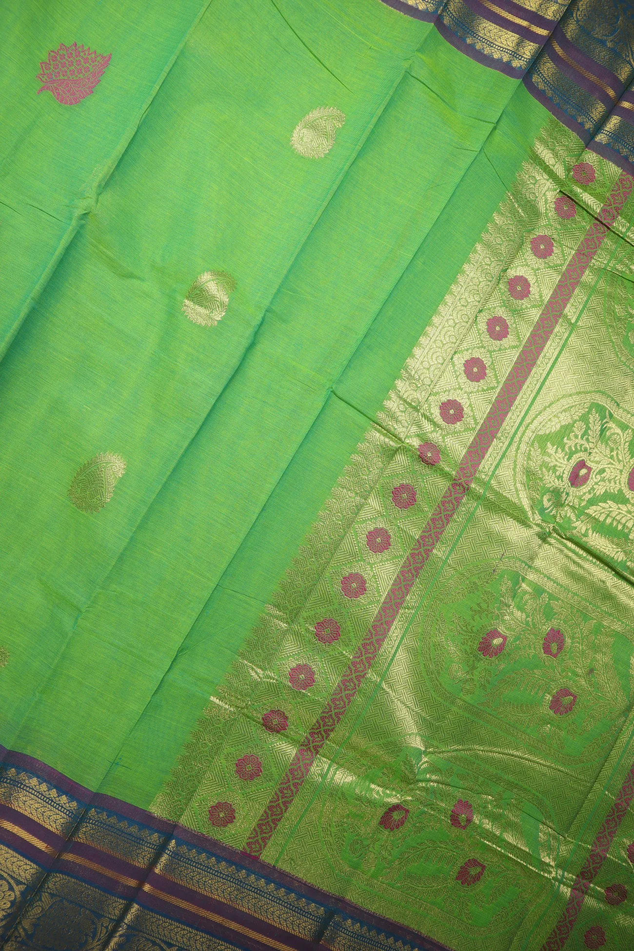 light-green-mango-flower-kanchi-cotton-saree-uu005582-c