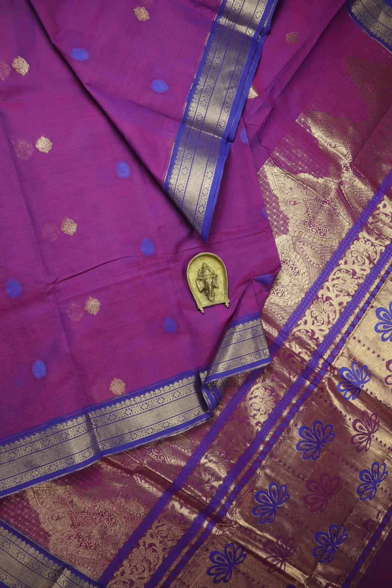 magenta-buttas-kanchi-cotton-saree-uu005594-a