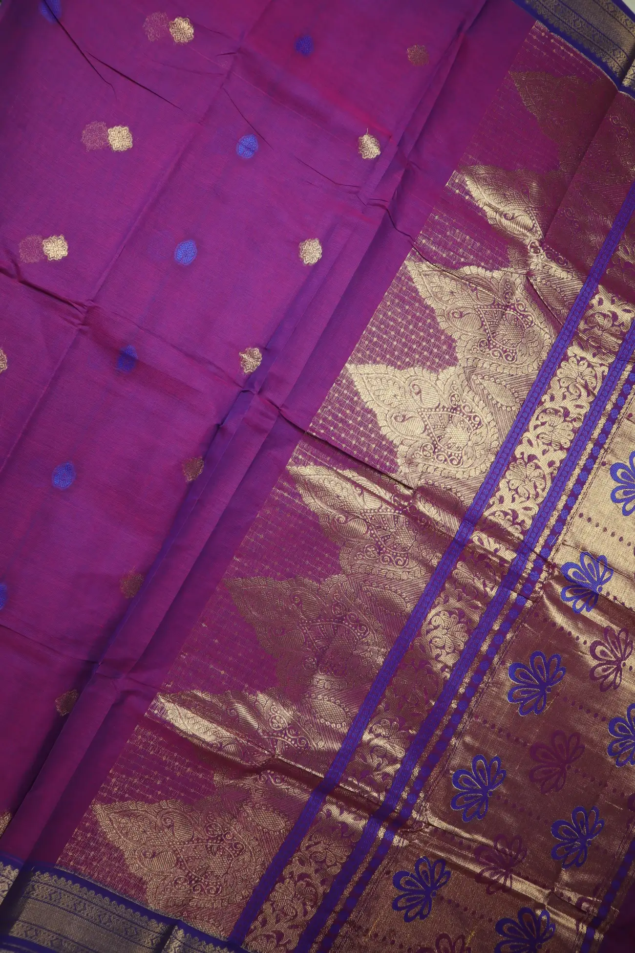 magenta-buttas-kanchi-cotton-saree-uu005594-c
