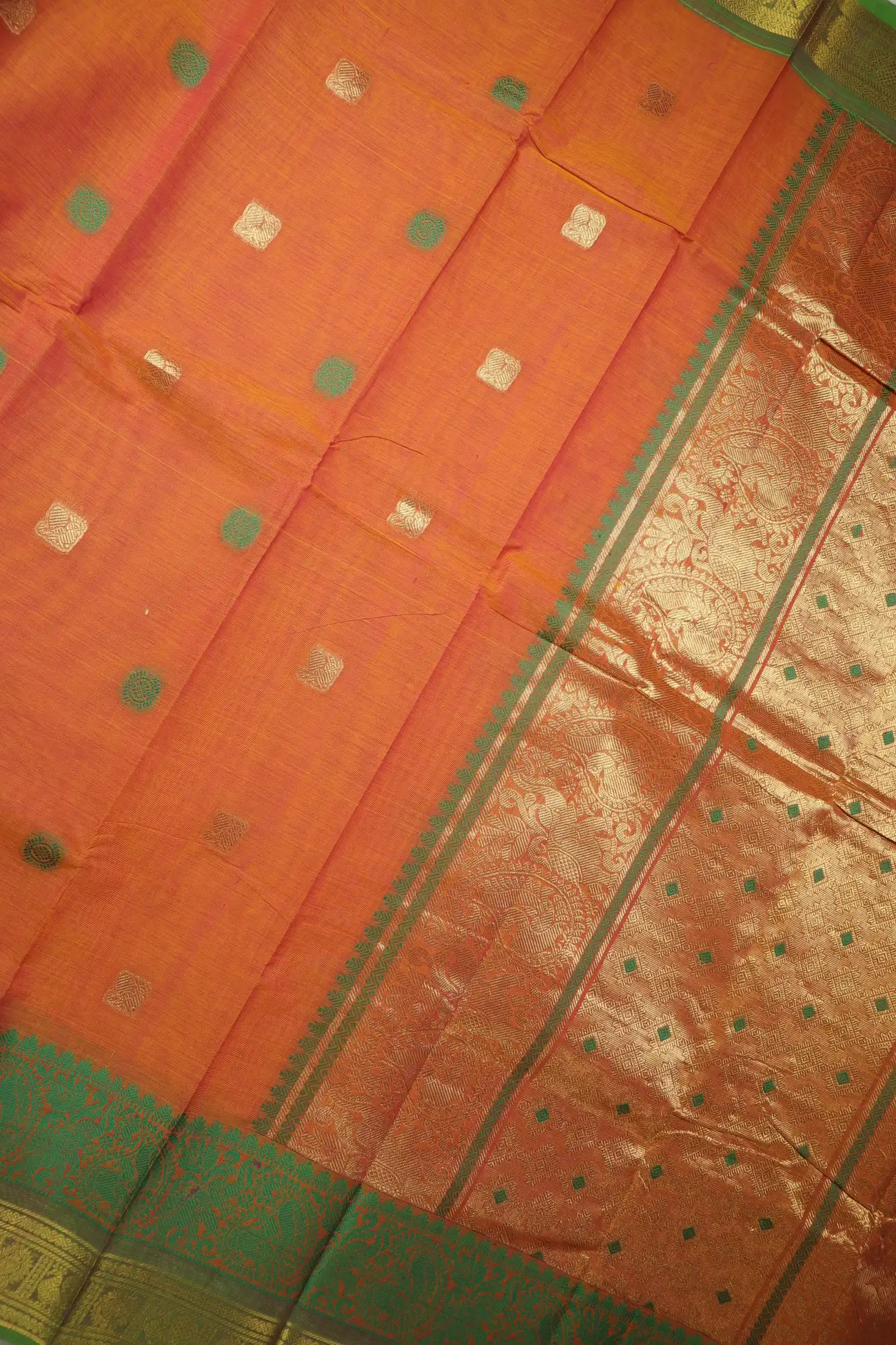 orange-mango-peacock-kanchi-cotton-saree-uu005639-c