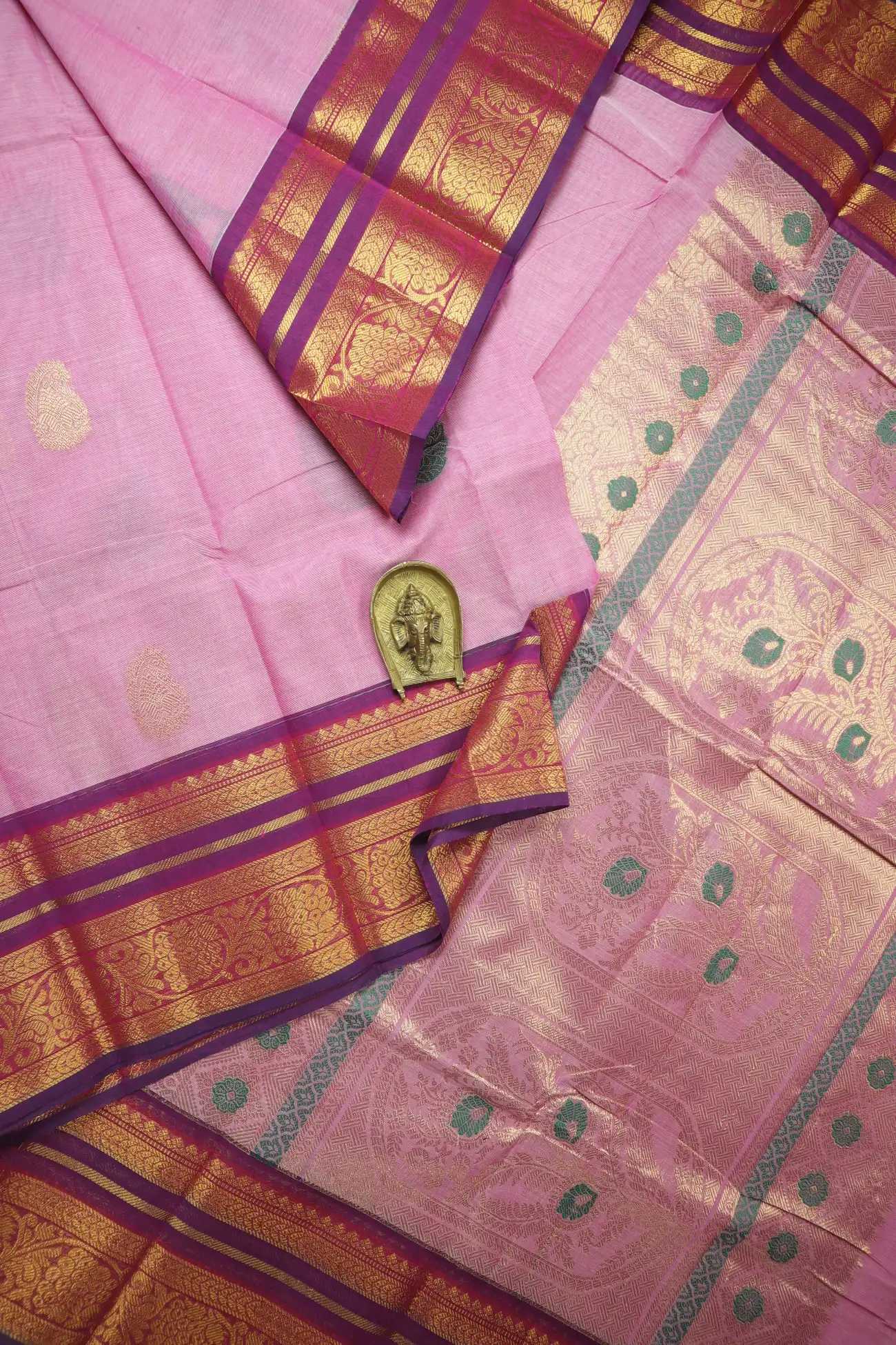 light-pink-mango-leaf-kanchi-cotton-saree-uu005570-a