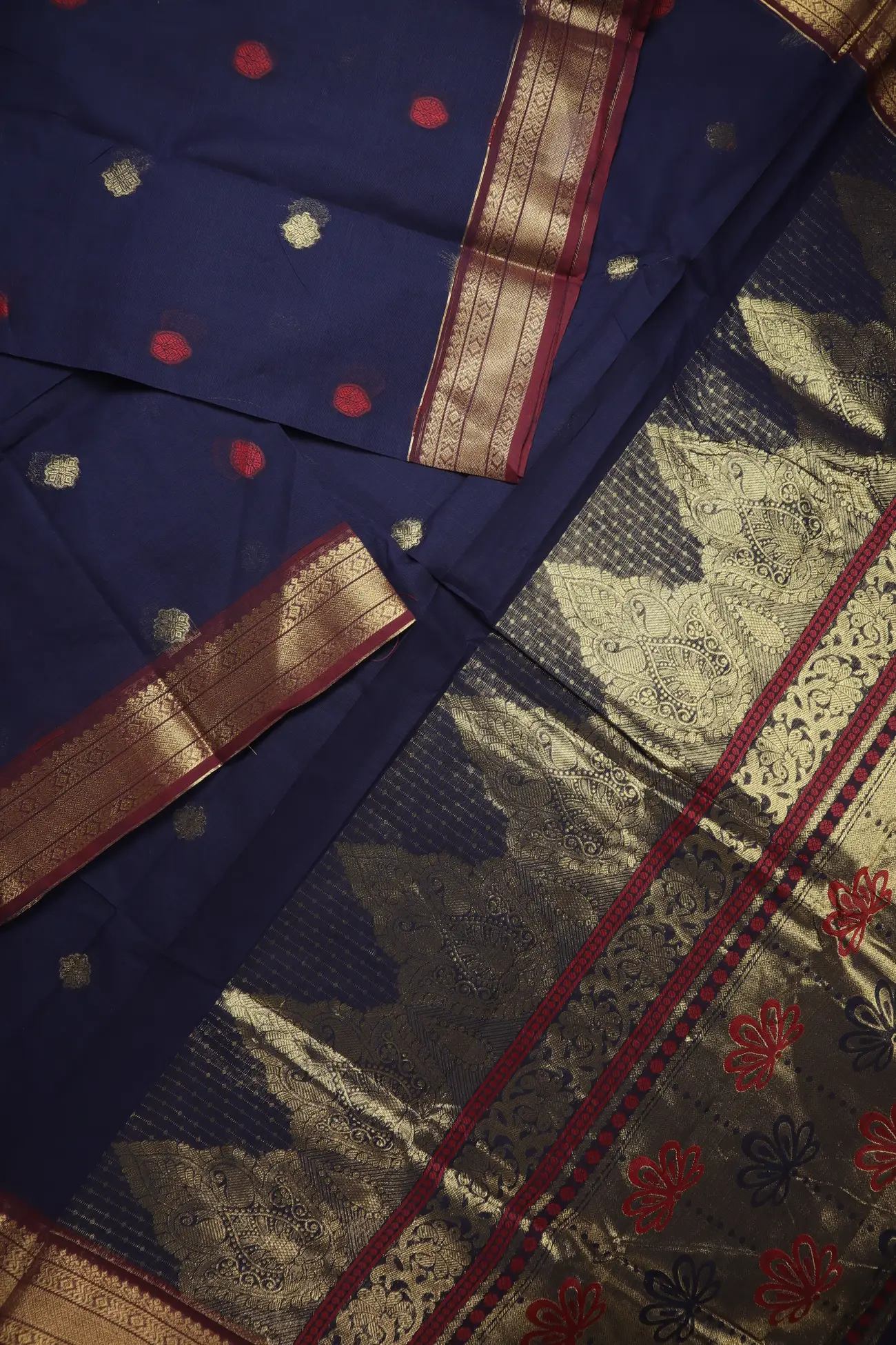 navy-flower-kanchi-cotton-saree-uu005602-b