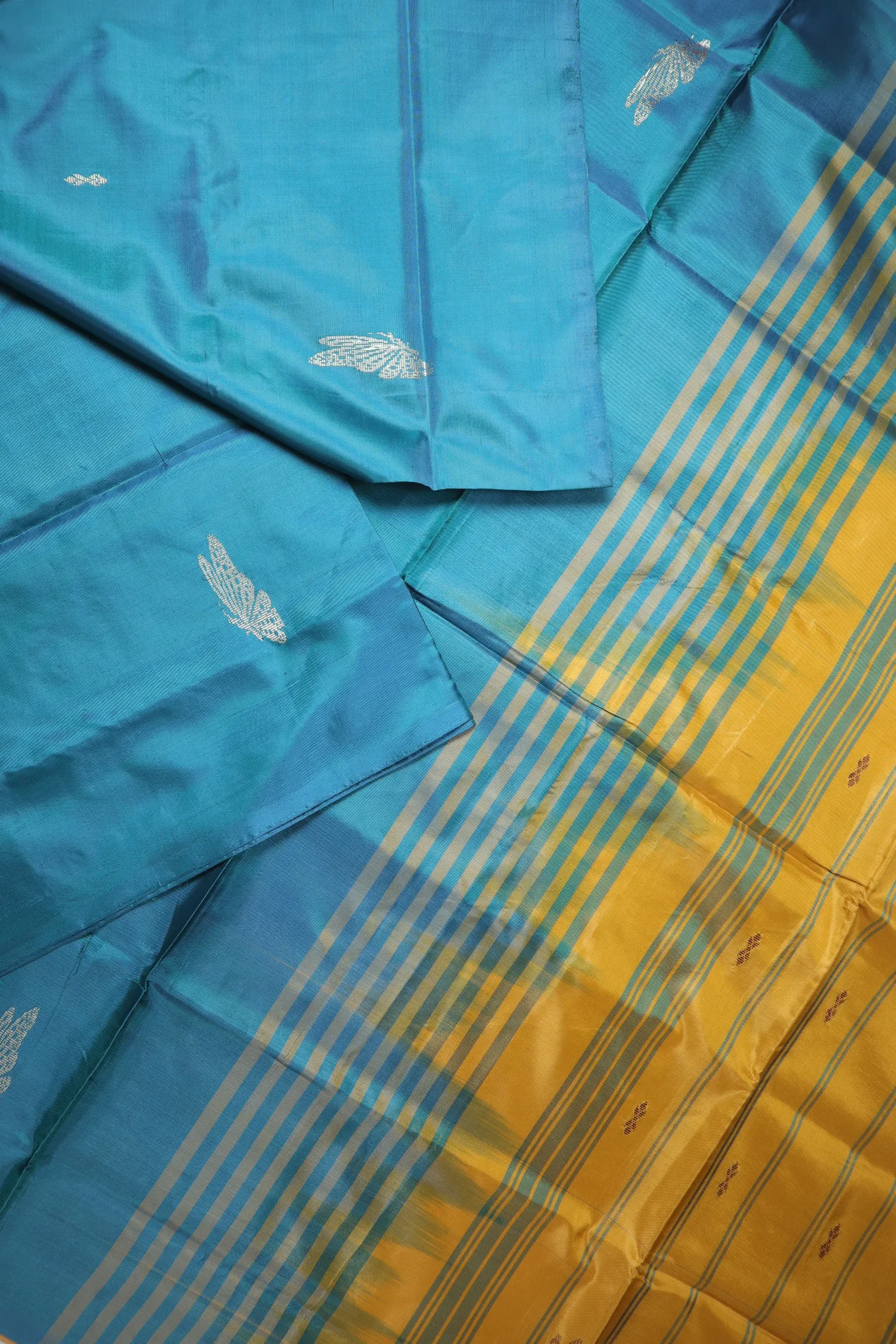 teal-butterfly-banana-pith-sarees-bps000590-b