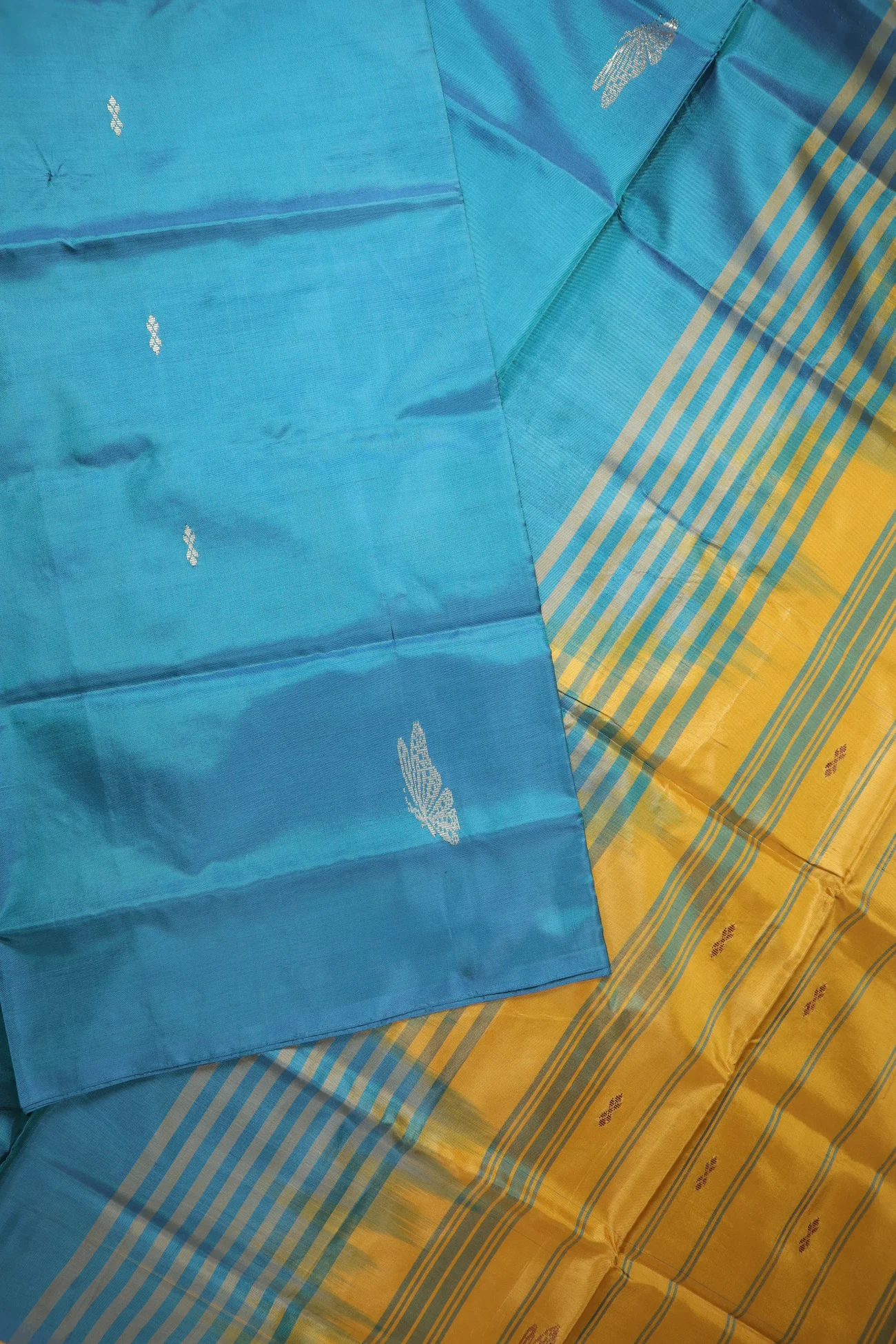 teal-butterfly-banana-pith-sarees-bps000590-c