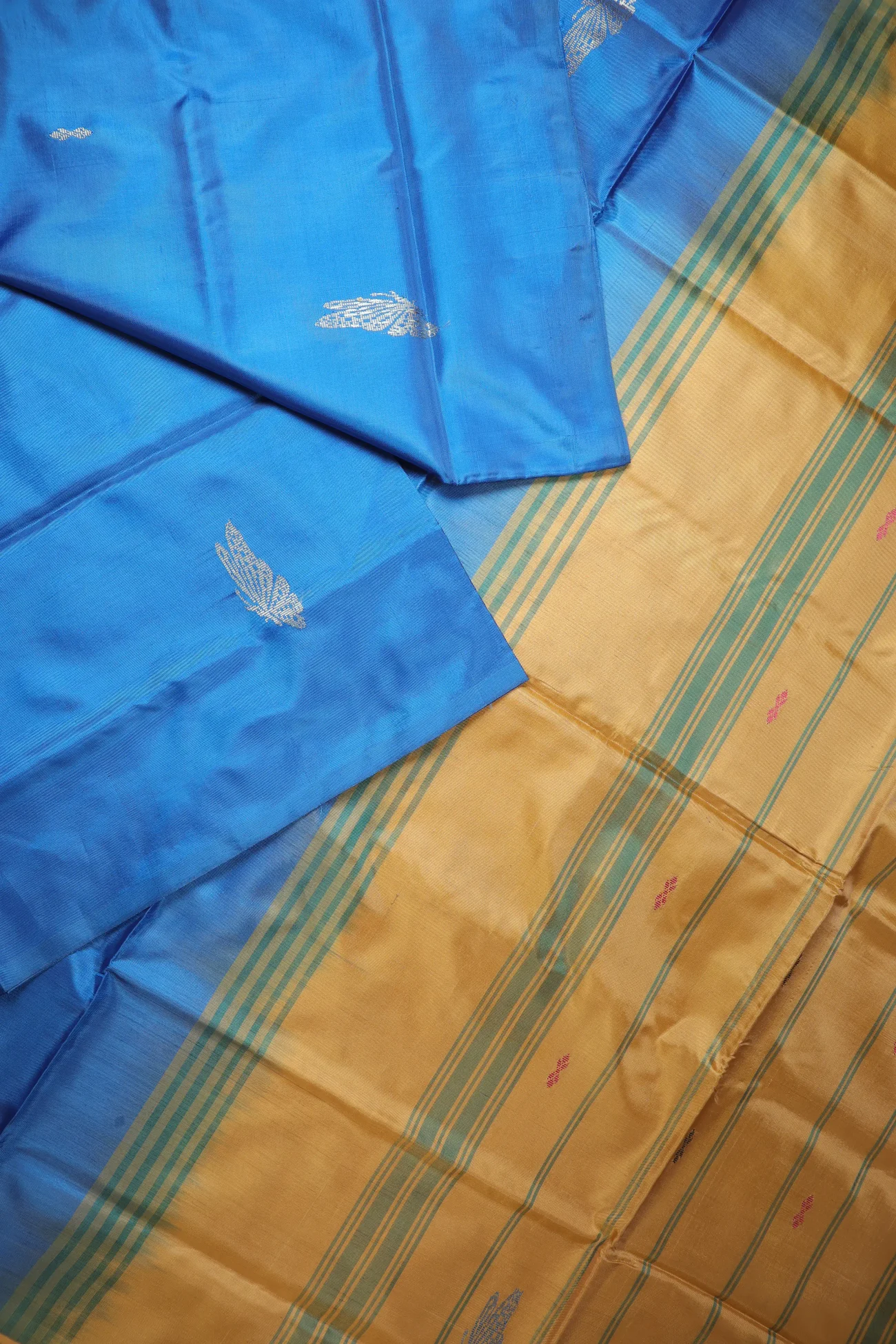 blue-butterfly-banana-pith-silk-saree-bps000589-b
