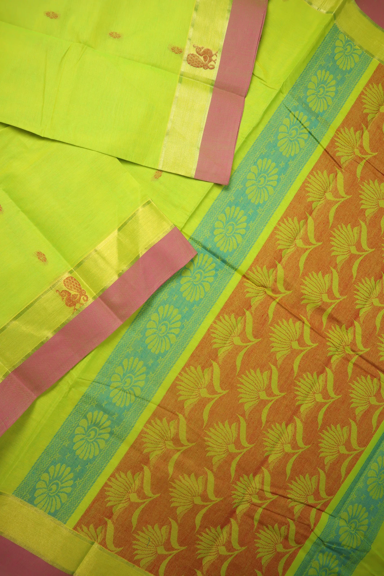 green-yellow-flower-annapakshi-coimbatore-cotton-saree-cbe000508-b