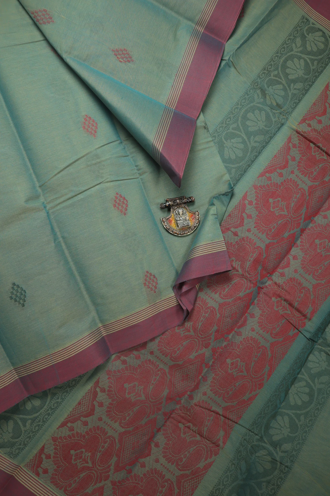 steel-blue-diamoned-coimbatore-cotton-saree-cbe000527-a