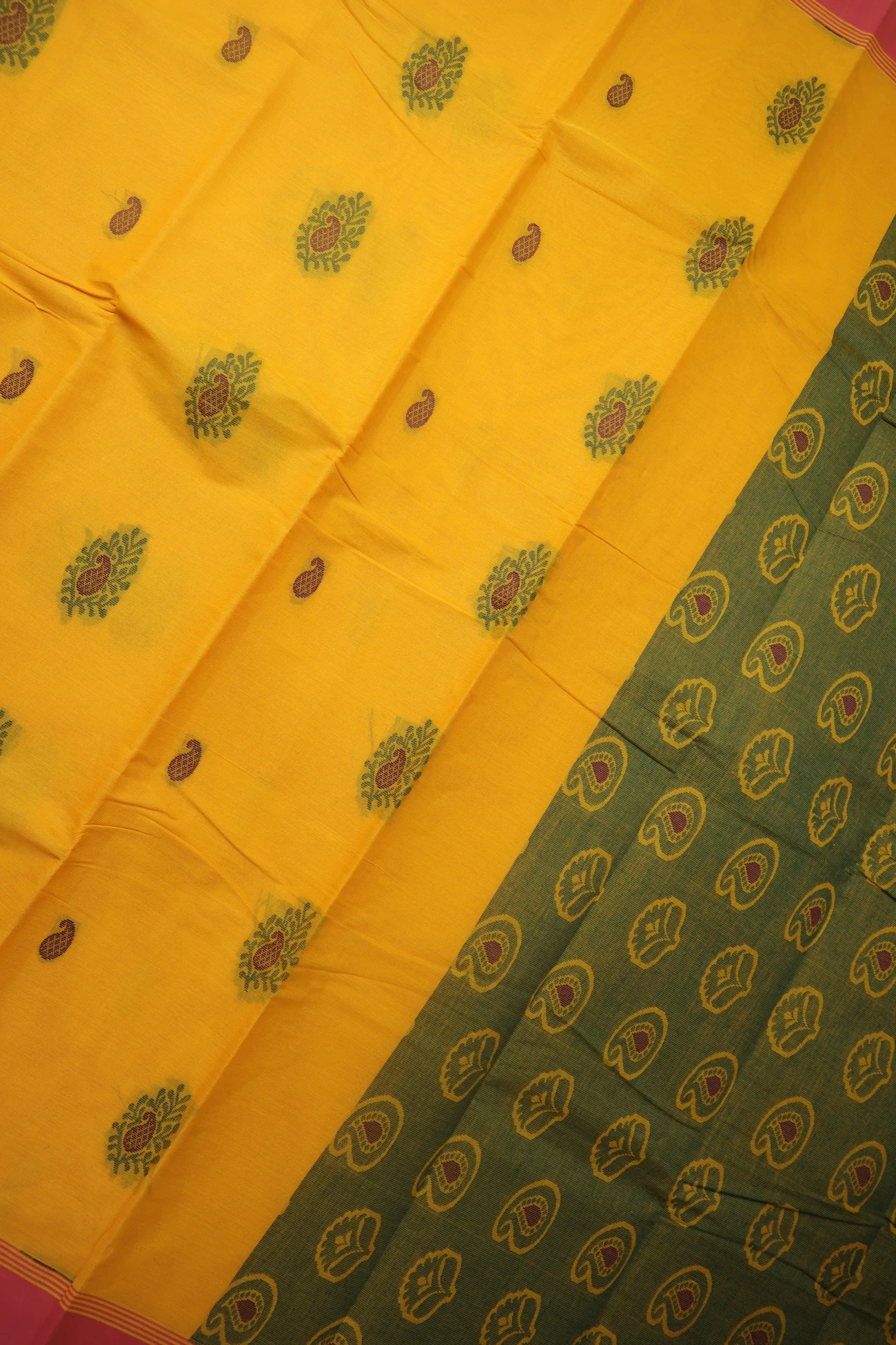 yellow-flower-mango-coimbatore-cotton-saree-cbe000542-c