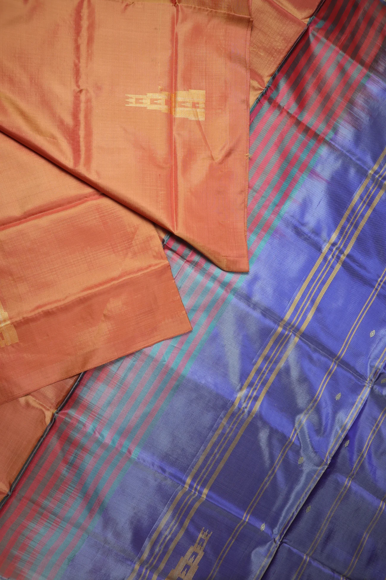 indian-red-temple-banana-pith-silk-saree-bps000580-b