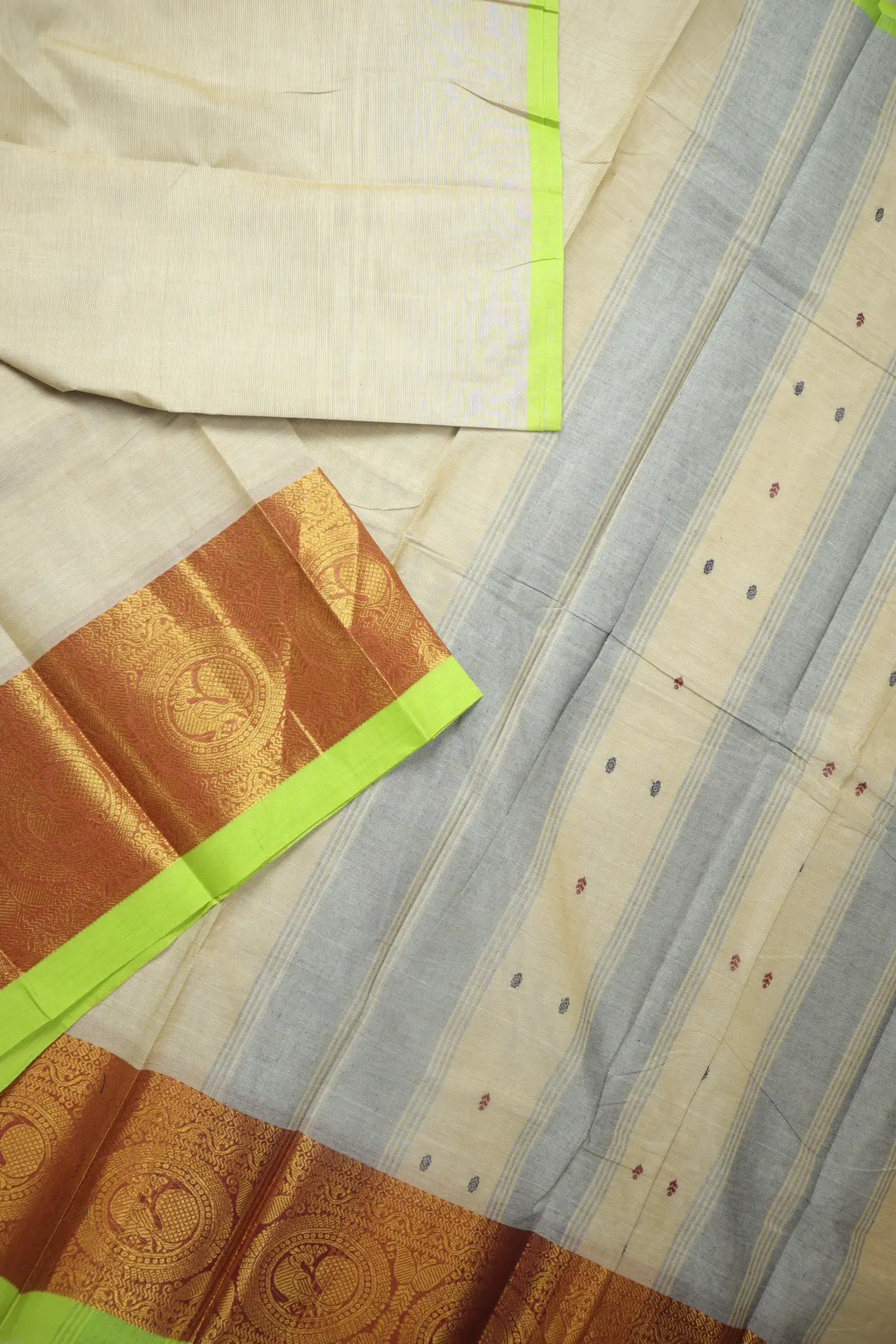 wheat-peacock-grand-chettinad-saree-gc002673-b