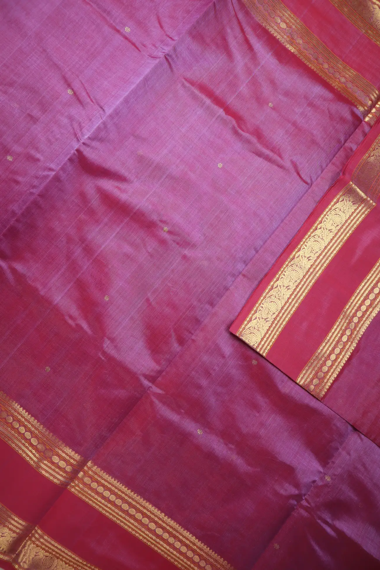 magenta-peacock-elephant-kalamagal-rettai-pettu-kanchi-silk-cotton-saree-sc003122-d