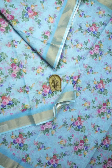 light-sky-blue-flower-linen-printed-saree-lnp000242-a