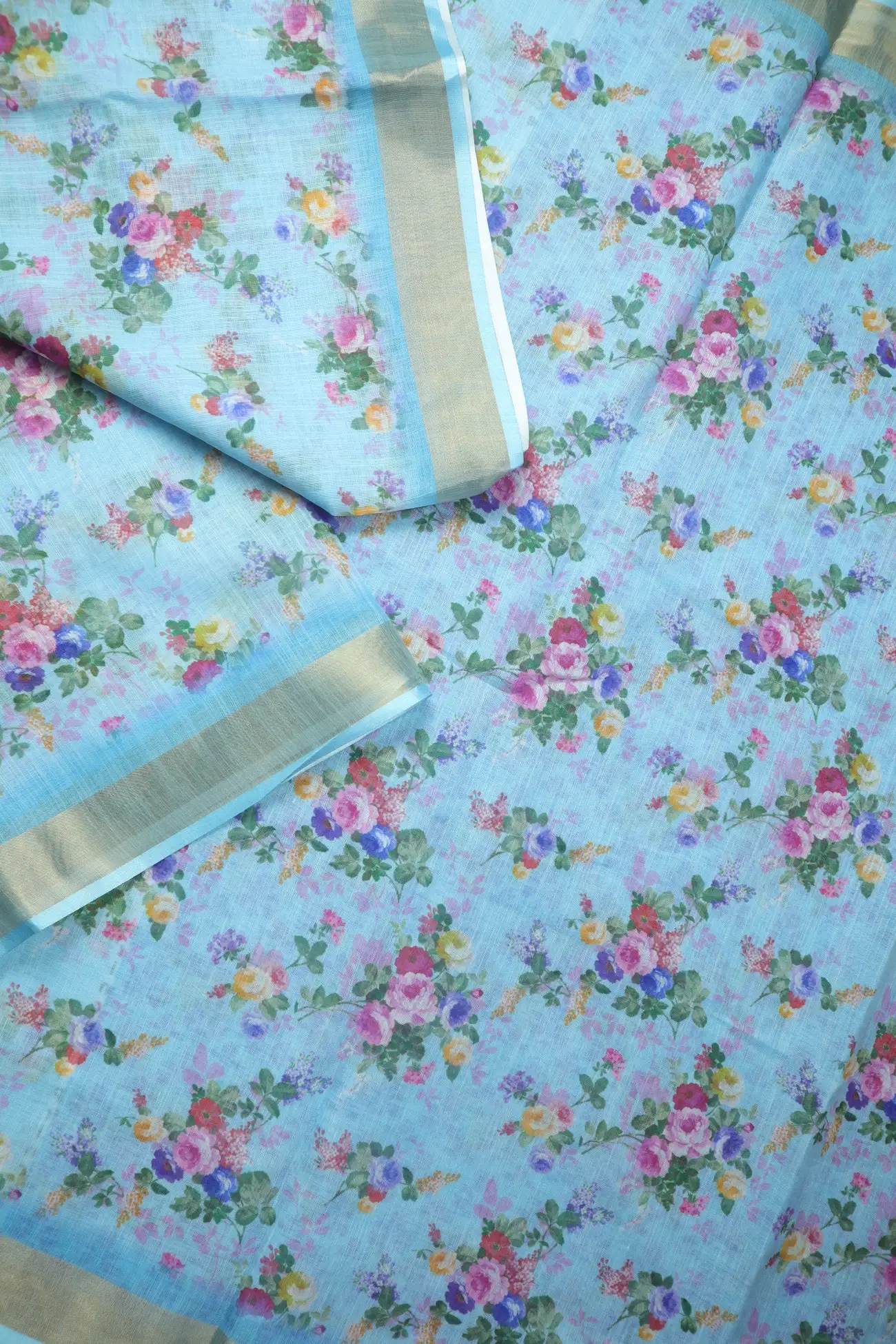light-sky-blue-flower-linen-printed-saree-lnp000242-c