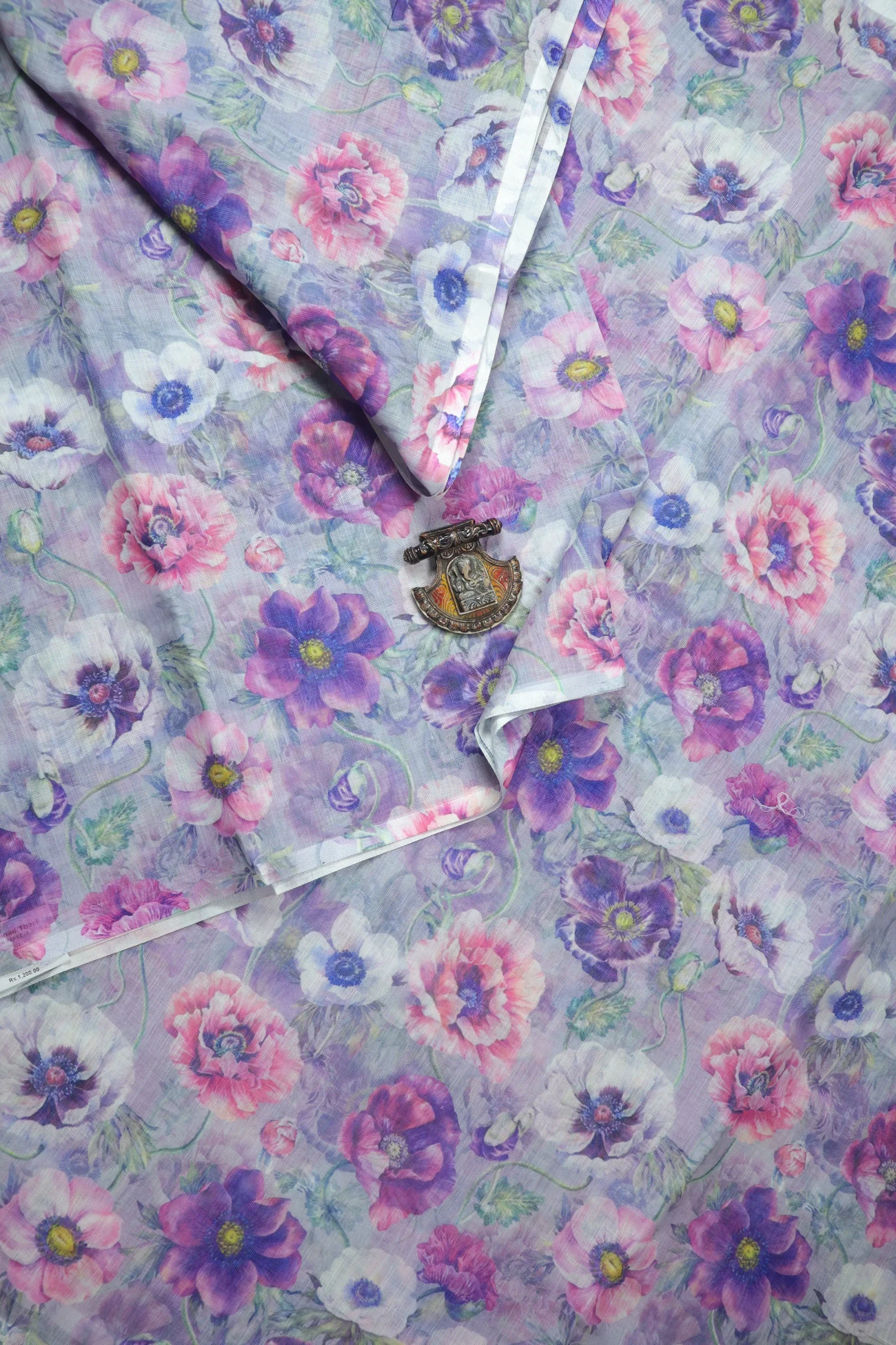 lavender-flower-linen-block-printed-saree-lnp000241-a