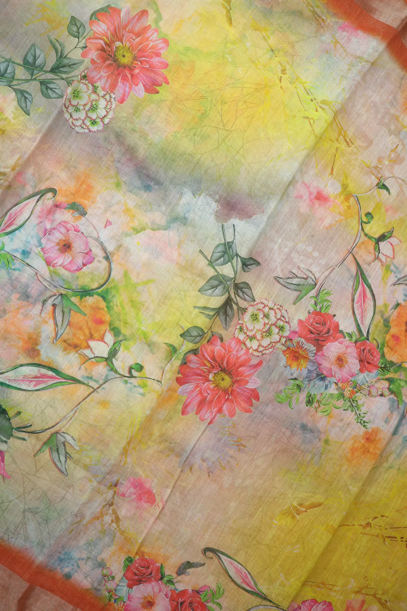yellow-flower-linen-block-printed-saree-lnp000226-2-c