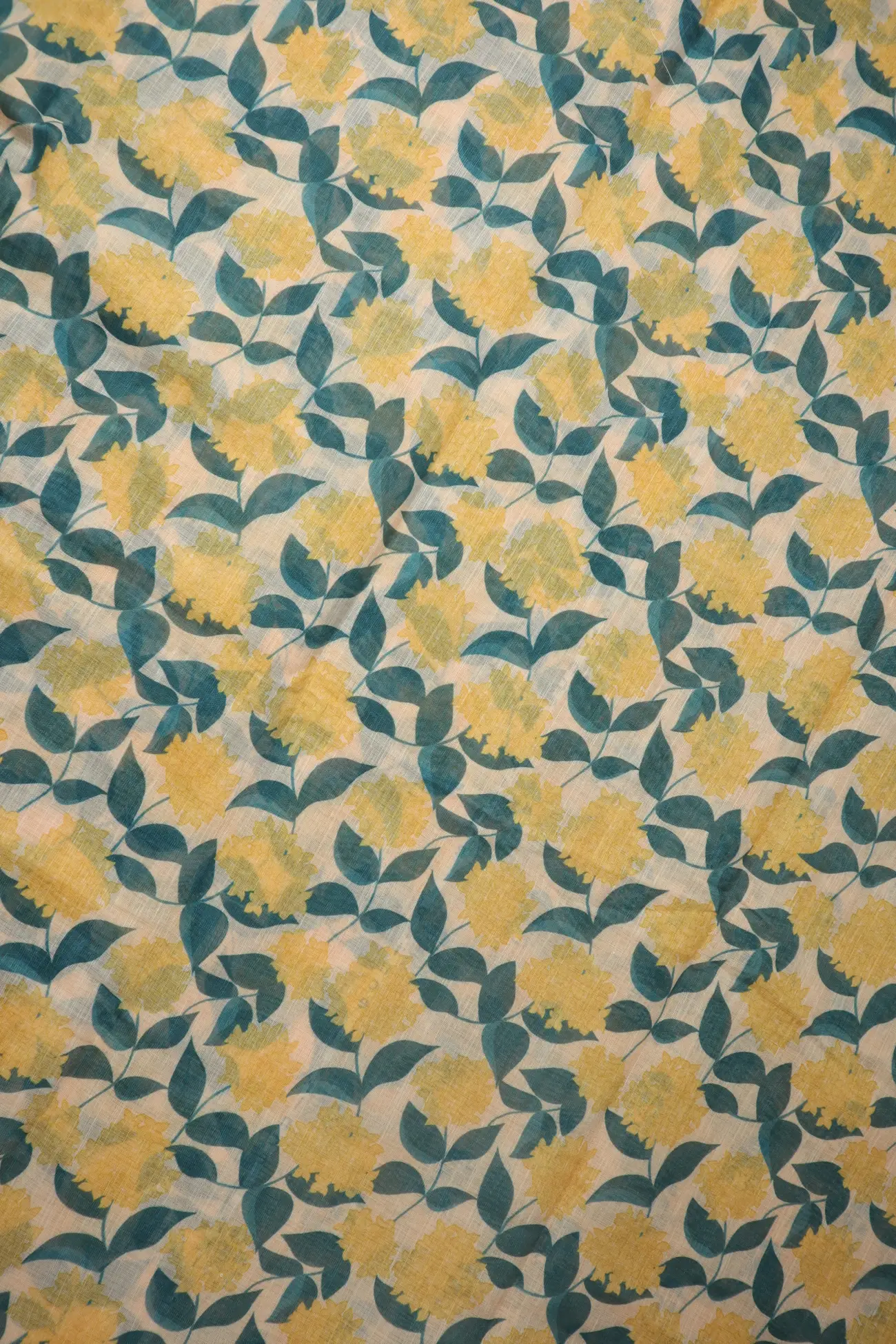 wheat-flower-leaf-linen-block-printed-saree-lnp000232-c