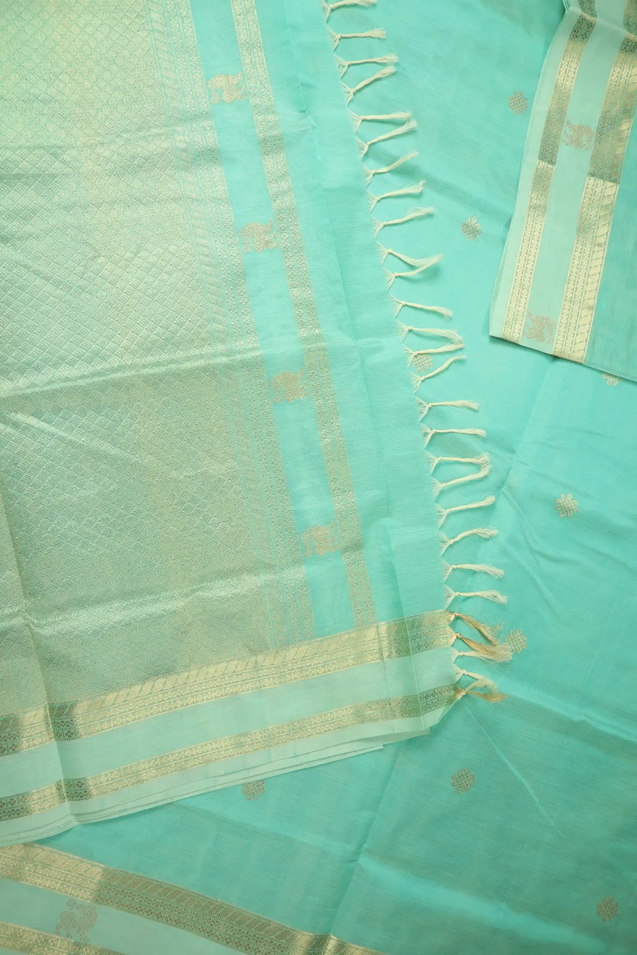 turquoise-kolam-yazhi-rettai-pettu-kanchi-silk-cotton-saree-sc003106-c