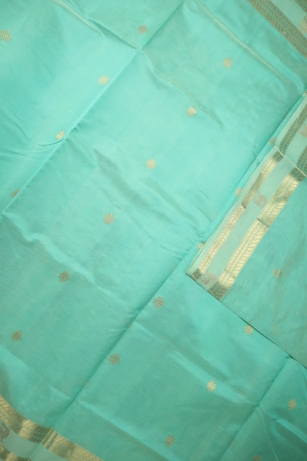 turquoise-kolam-yazhi-rettai-pettu-kanchi-silk-cotton-saree-sc003106-d
