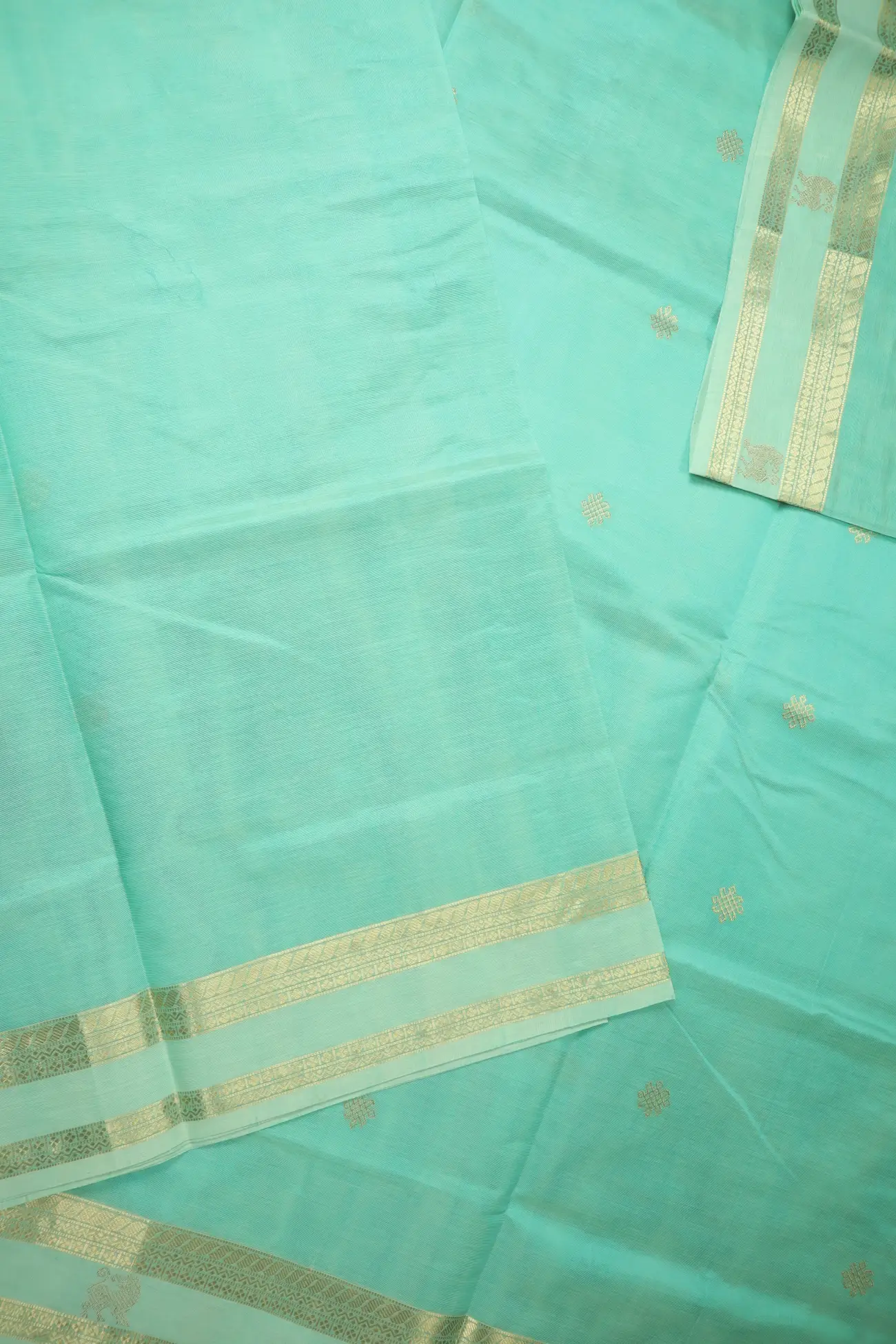 turquoise-kolam-yazhi-rettai-pettu-kanchi-silk-cotton-saree-sc003106-e