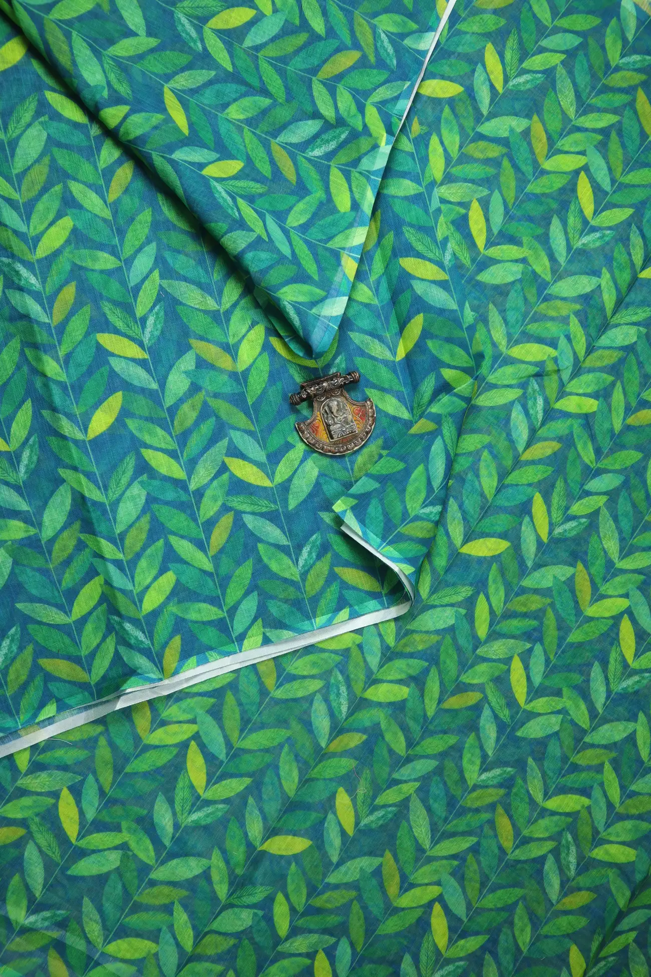 blue-leaf-linen-block-printed-saree-lnp000250-a