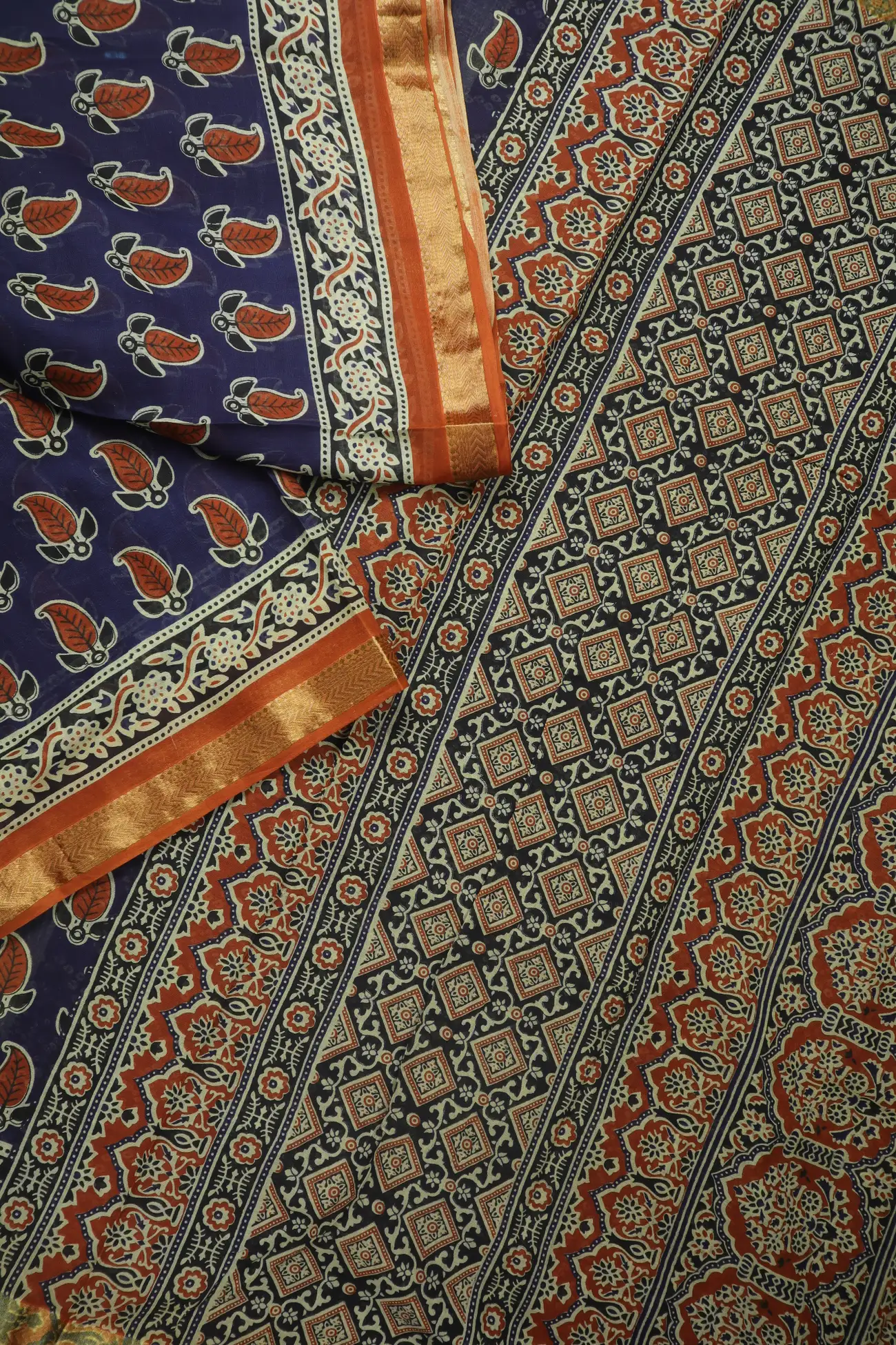 navy-mango-mulmul-cotton-saree-mm001965-b