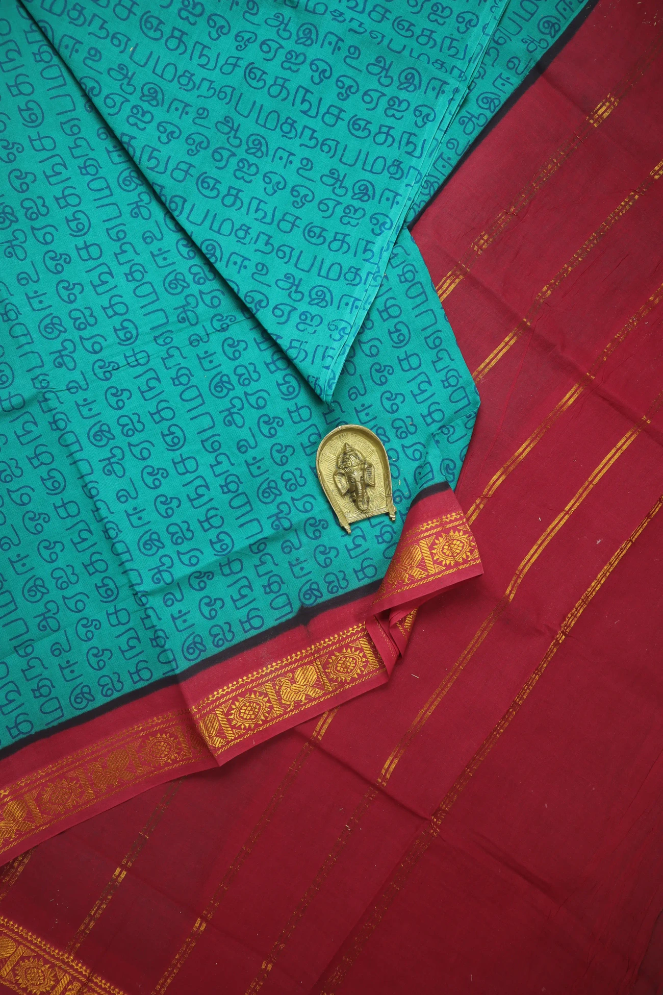 teal-tamil-alphabets-madurai-sungudi-saree-ss006416-a