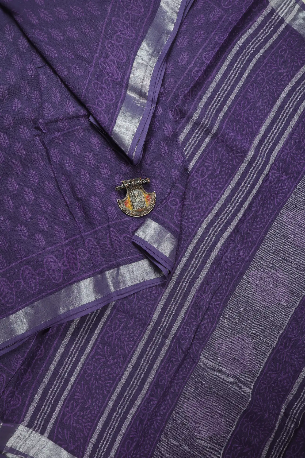 purple-leaf-linen-block-printed-saree-lnp000224-a