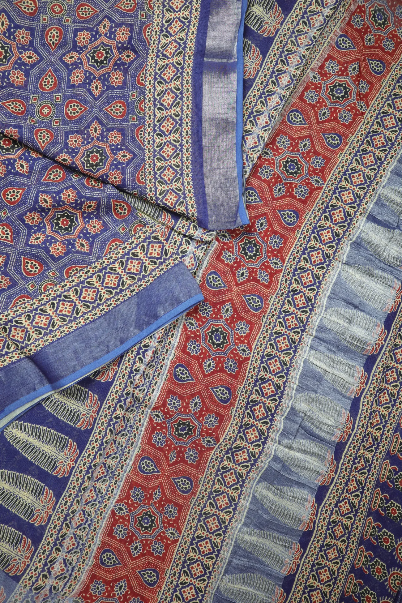 navy-flower-linen-block-printed-saree-lnp000215-b