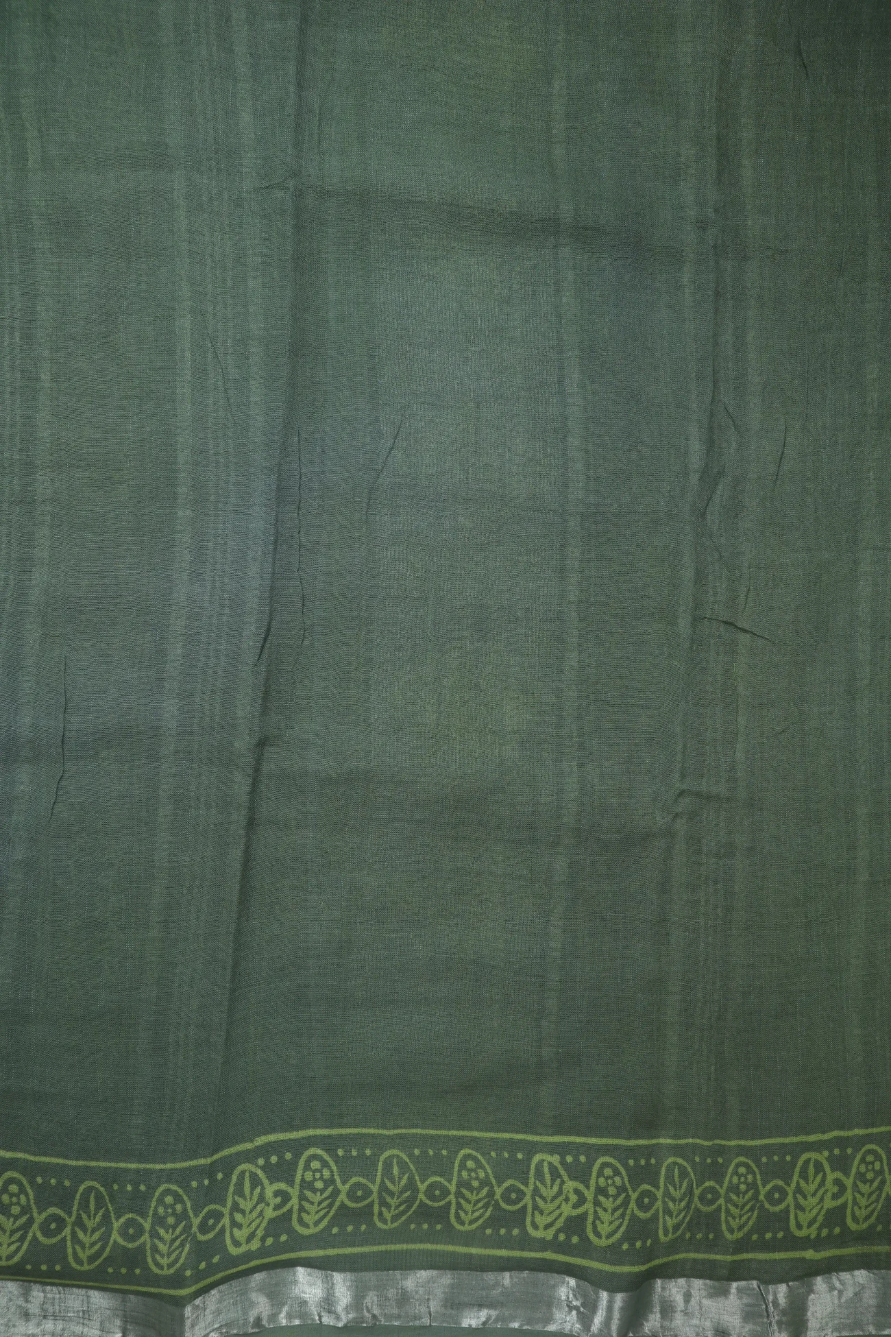 dark-sea-green-leaf-linen-block-printed-saree-lnp000198-c