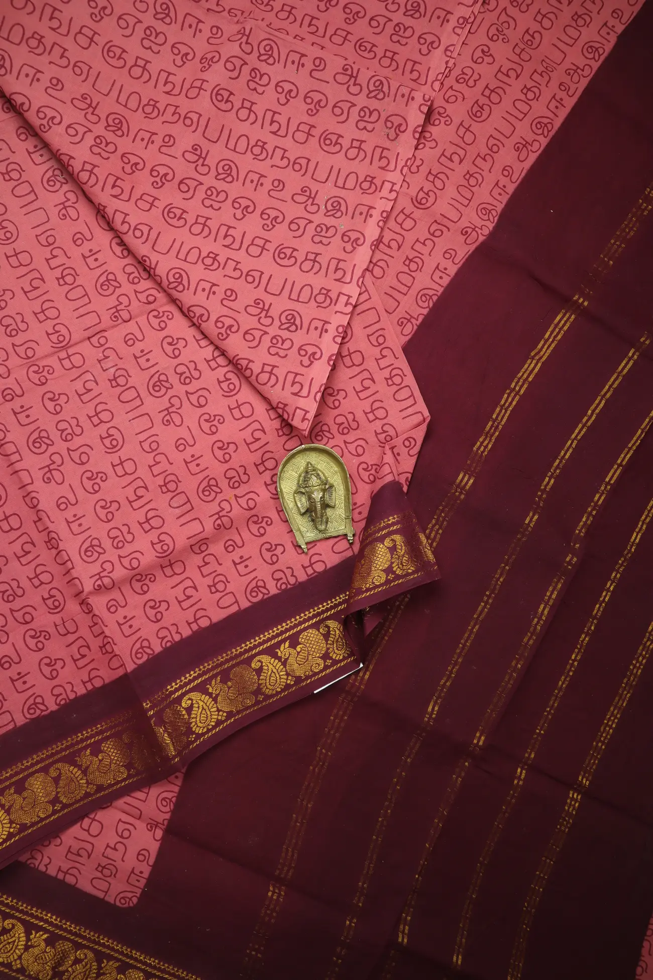 light-salmon-tamil-alphabets-madurai-sungudi-saree-ss006447-a