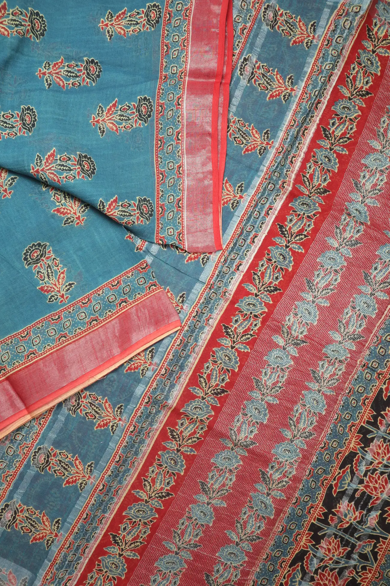 teal-flower-linen-block-printed-saree-lnp000218-b