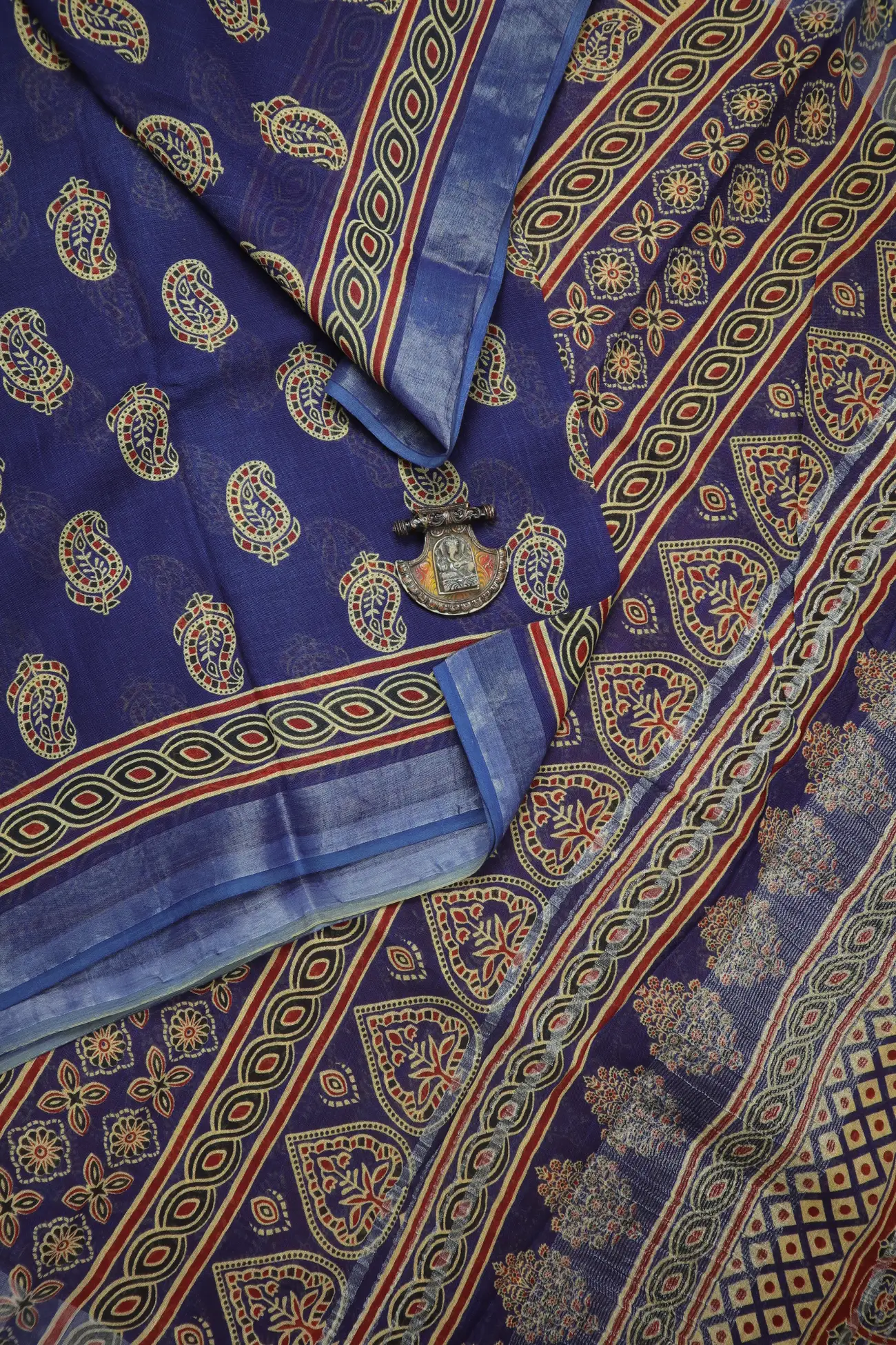 navy-flower-linen-block-printed-saree-lnp000195-a