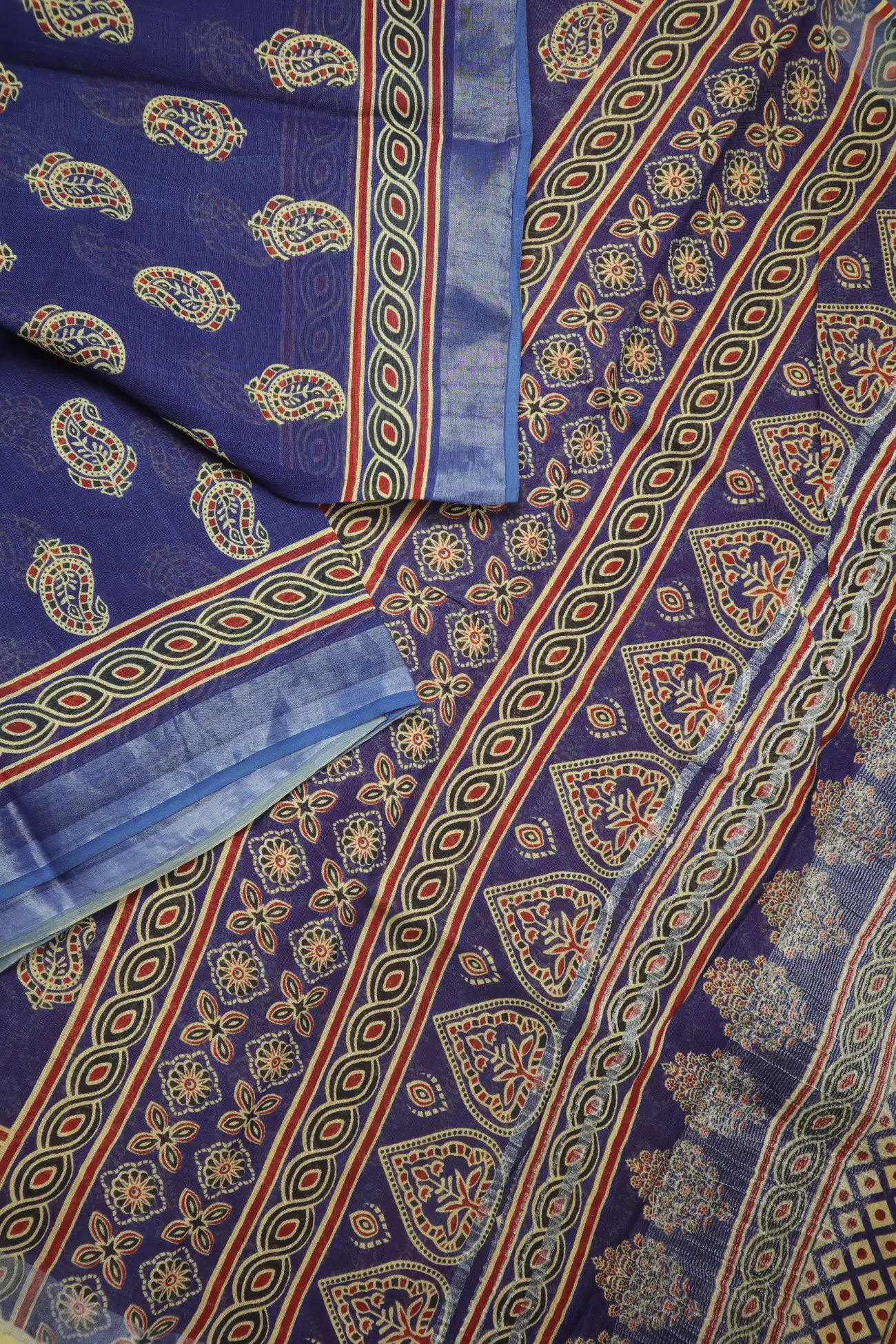navy-flower-linen-block-printed-saree-lnp000195-b