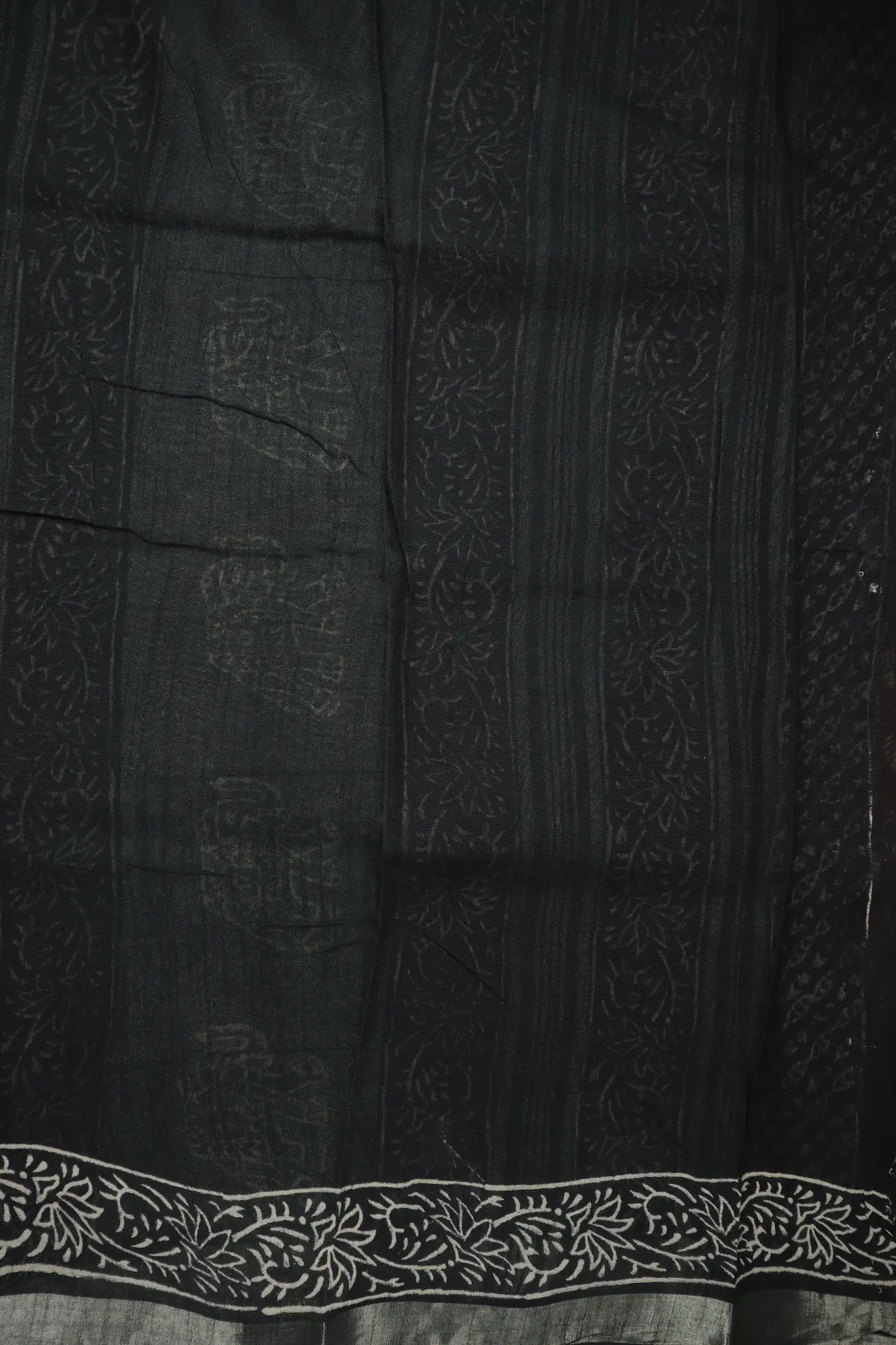 red-flower-linen-block-printed-saree-lnp000190-c