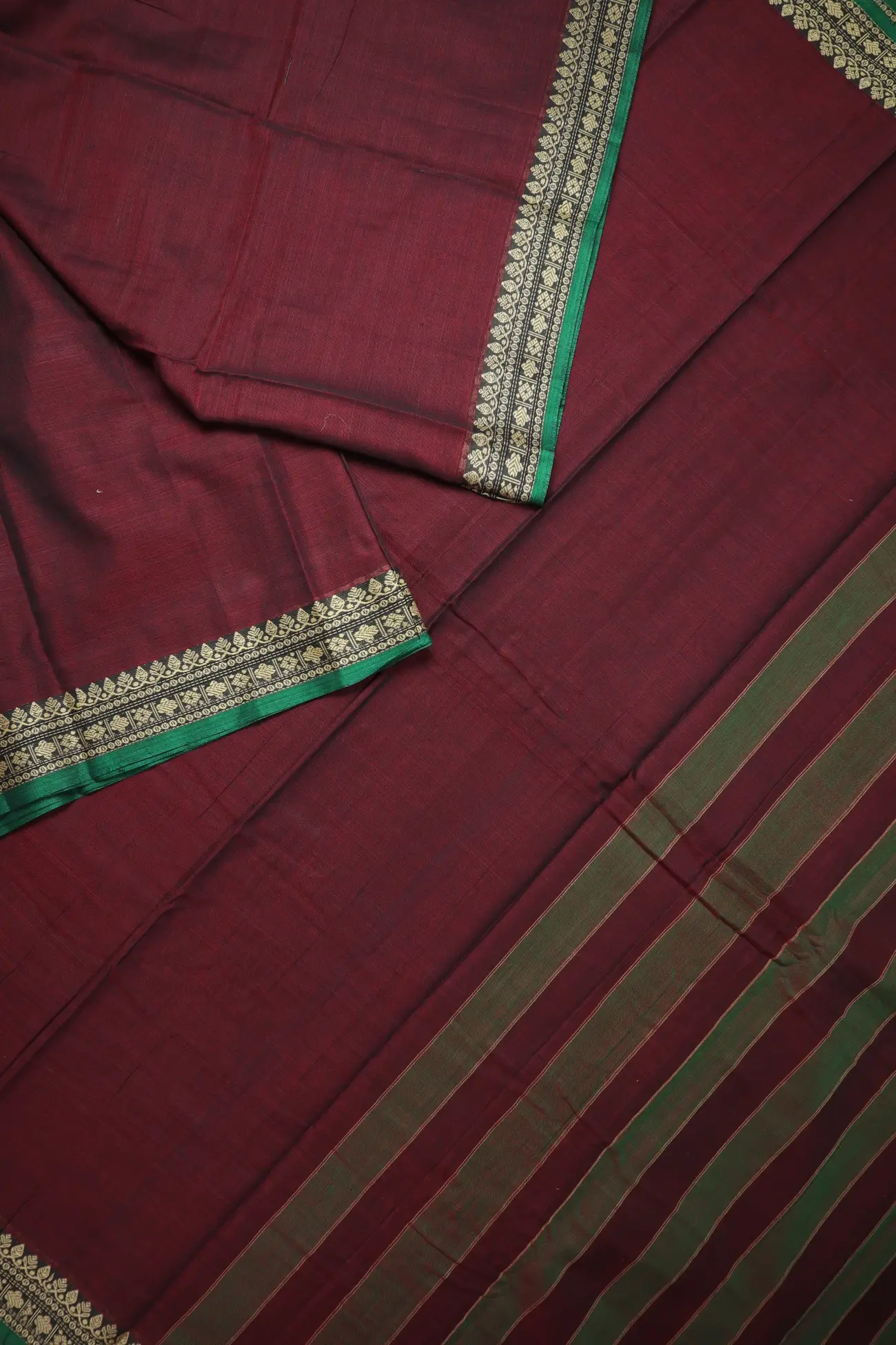 maroon-leaf-narayanpet-saree-pk002825-b