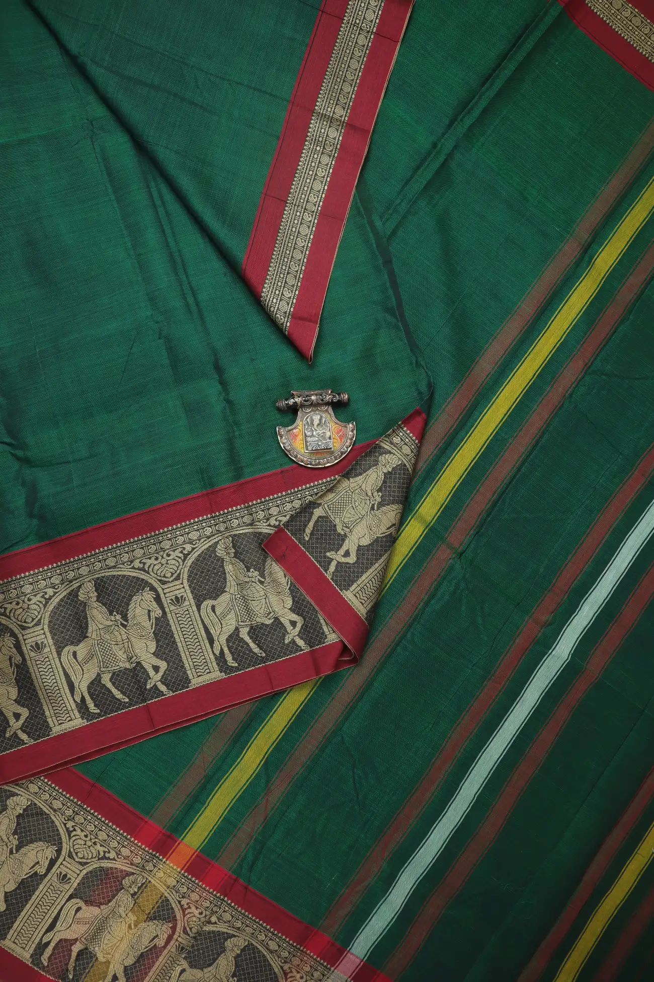 dark-green-veera-shivaji-narayanpet-saree-pk002808-a