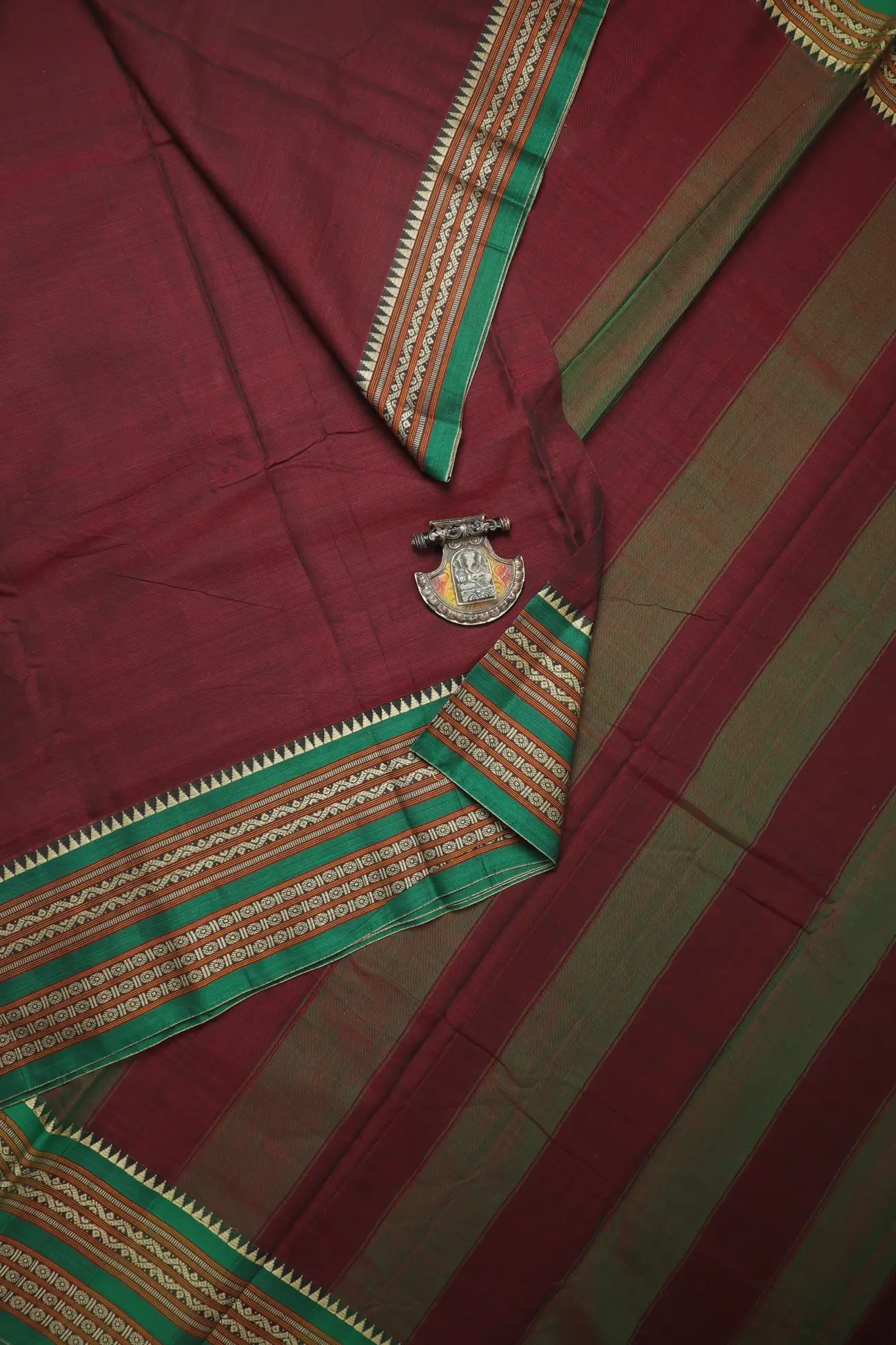 maroon-ruthratcham-temple-narayanpet-saree-pk002937-a