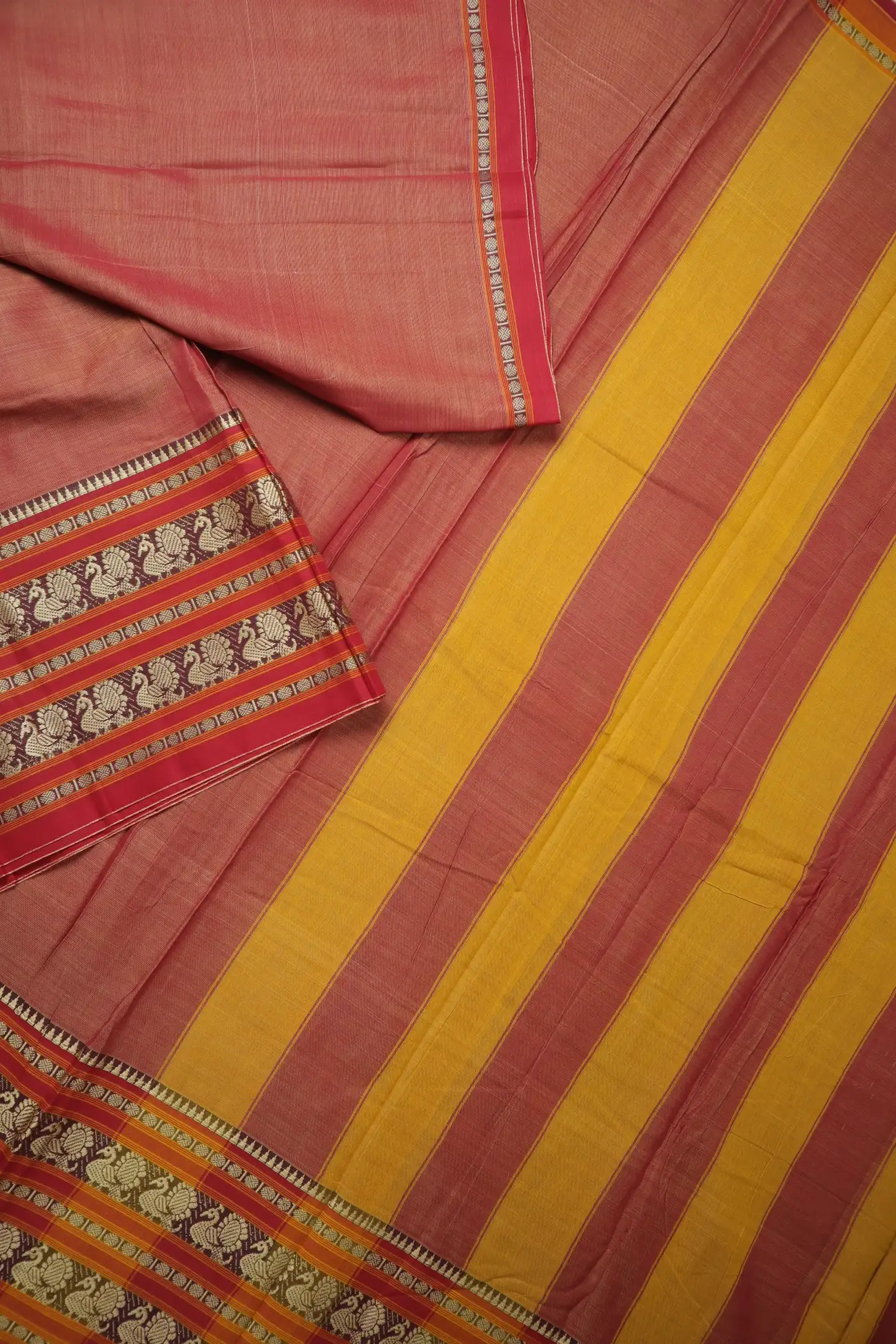 indian-red-peacock-ruthratcham-narayanpet-saree-pk002857-b
