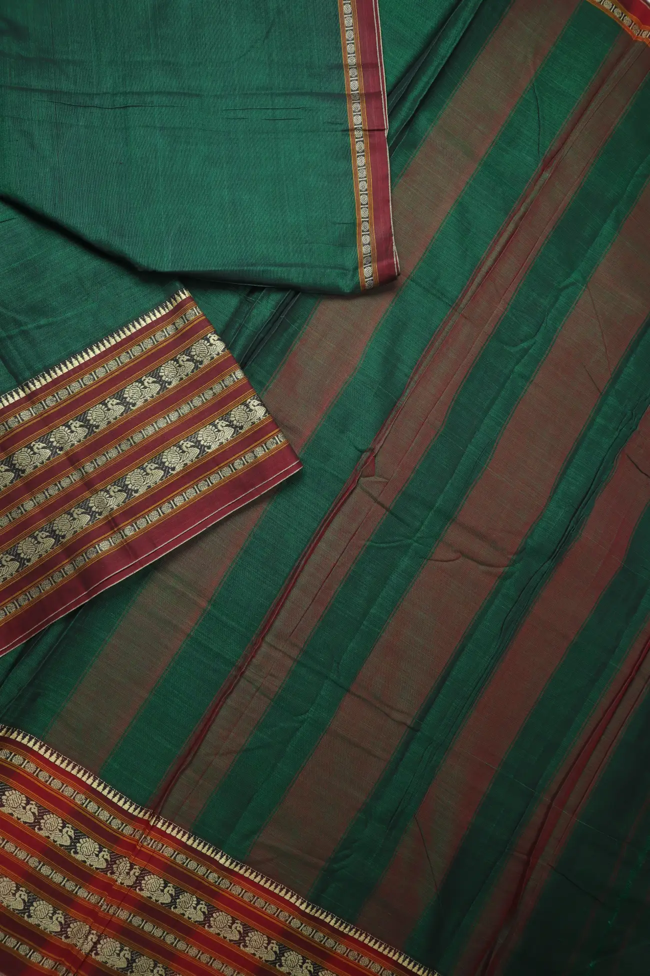 dark-green-peacock-ruthratcham-narayanpet-saree-pk002860-b