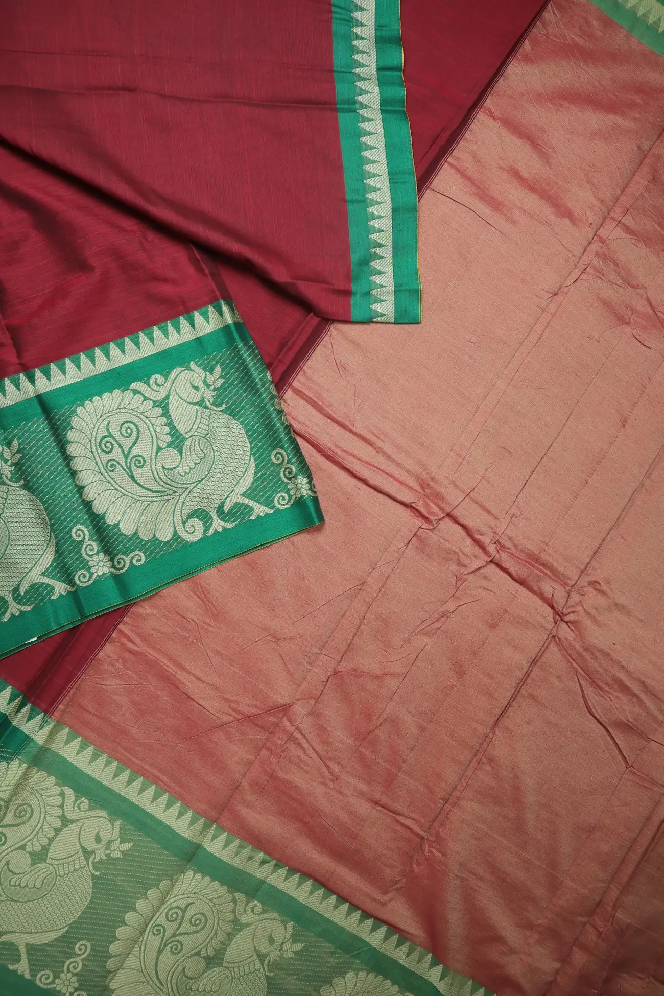 maroon-annapakshi-narayanpet-saree-pk002777-b